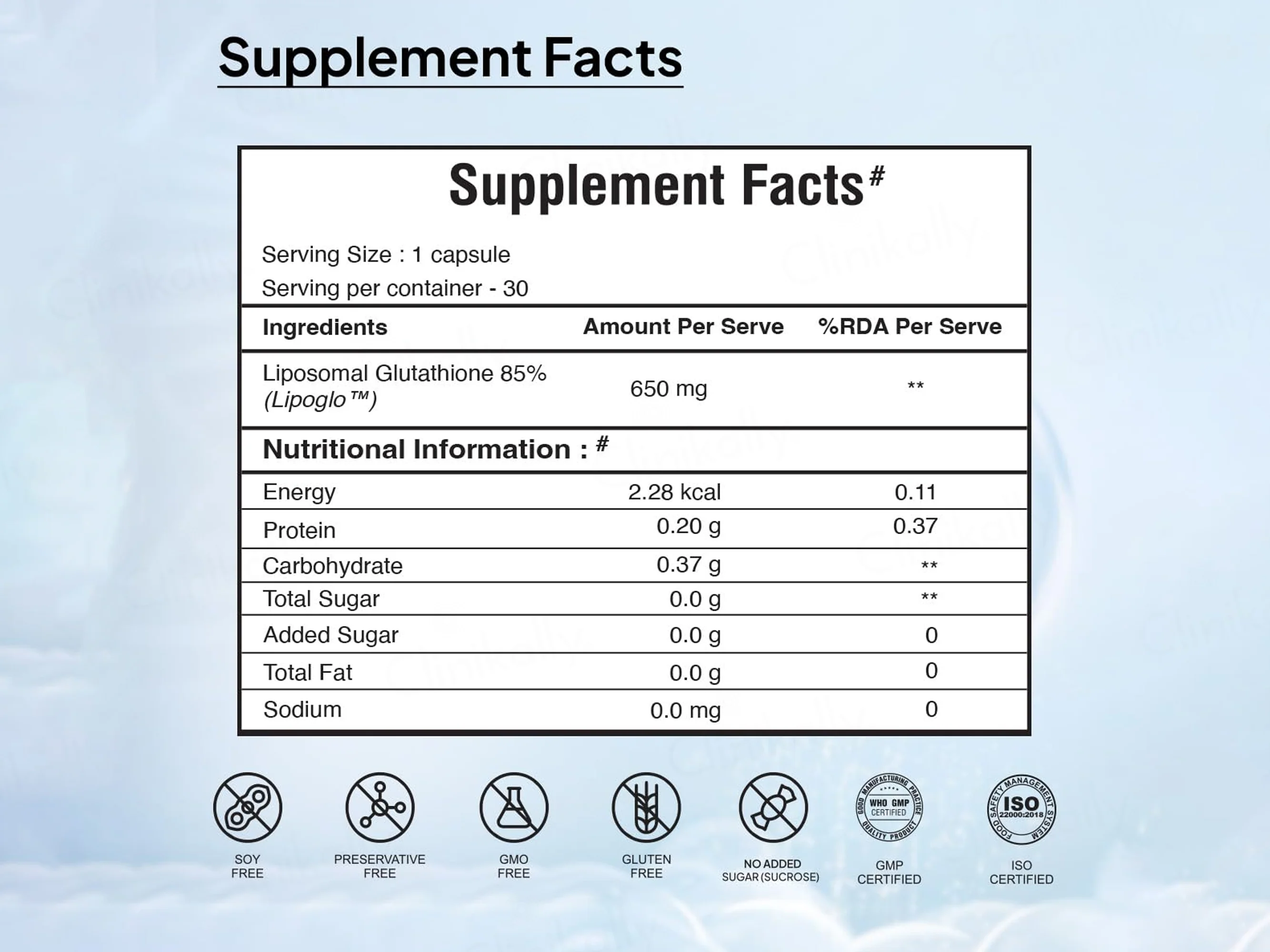 Miduty Liposomal Glutathione 85% Capsule - Image 9