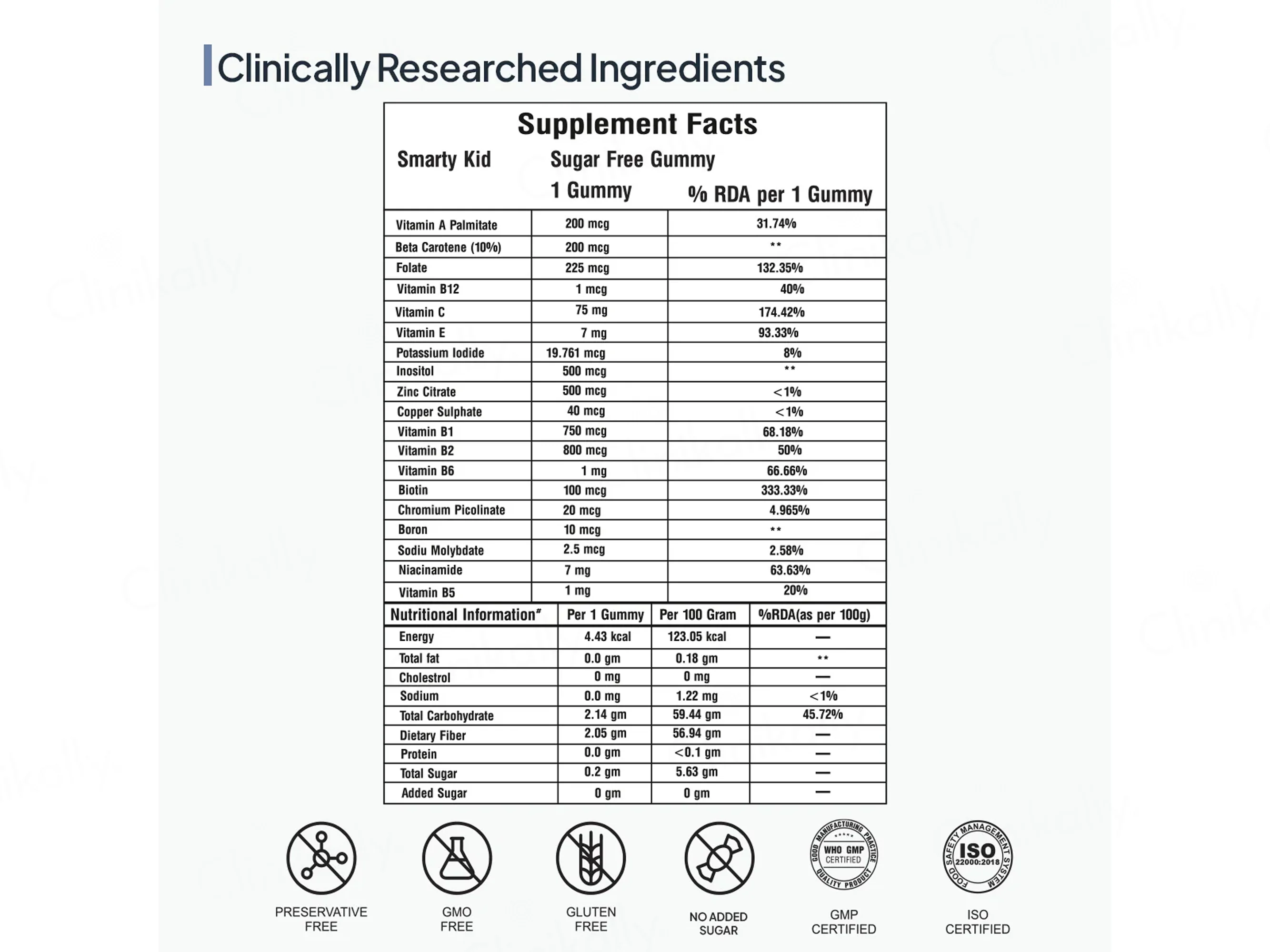 Miduty Smarty Kids Multivitamin Gummies For Kids 2-14 Years - Image 8