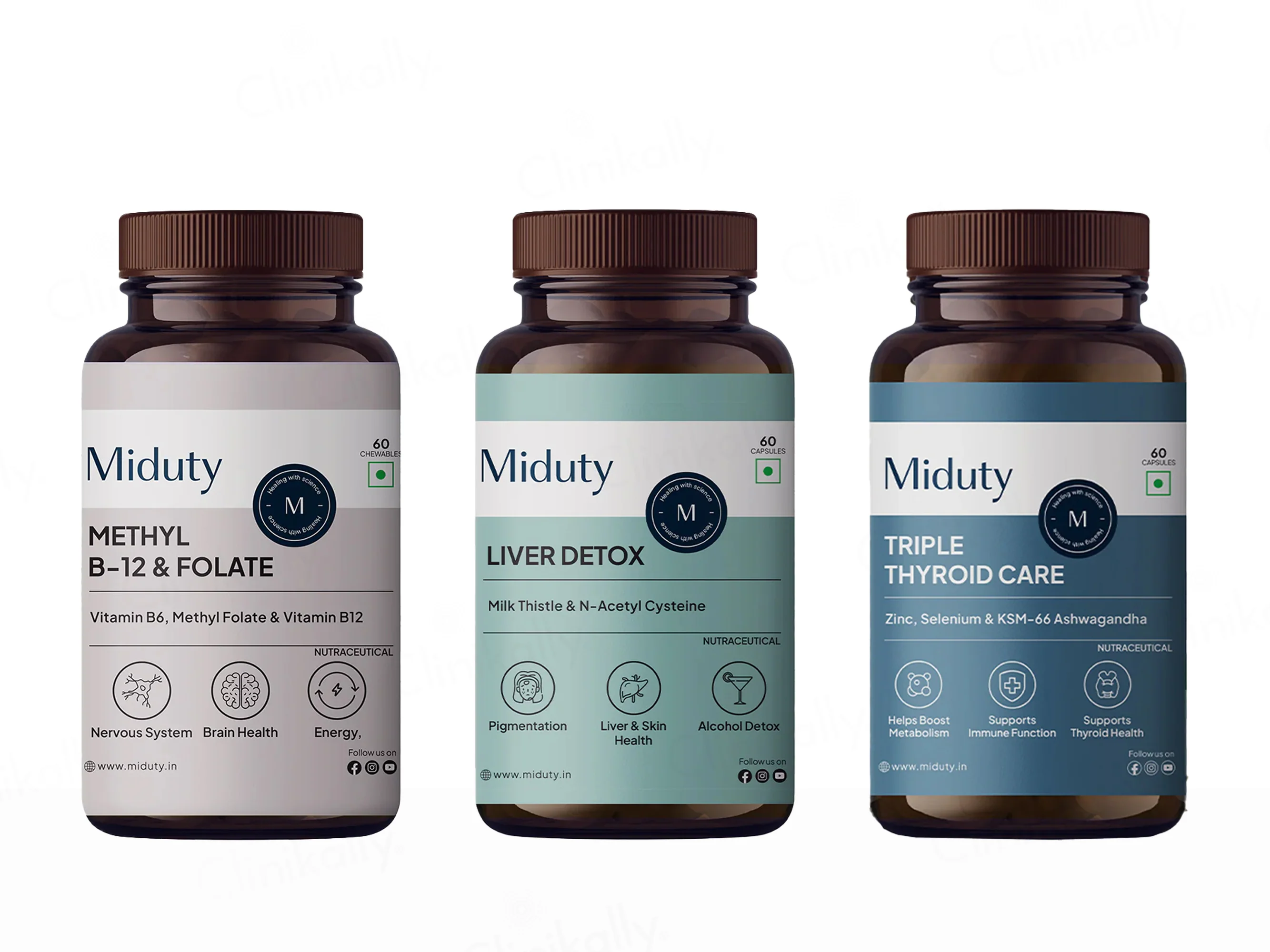 Miduty Thyroid Supplement Bundle