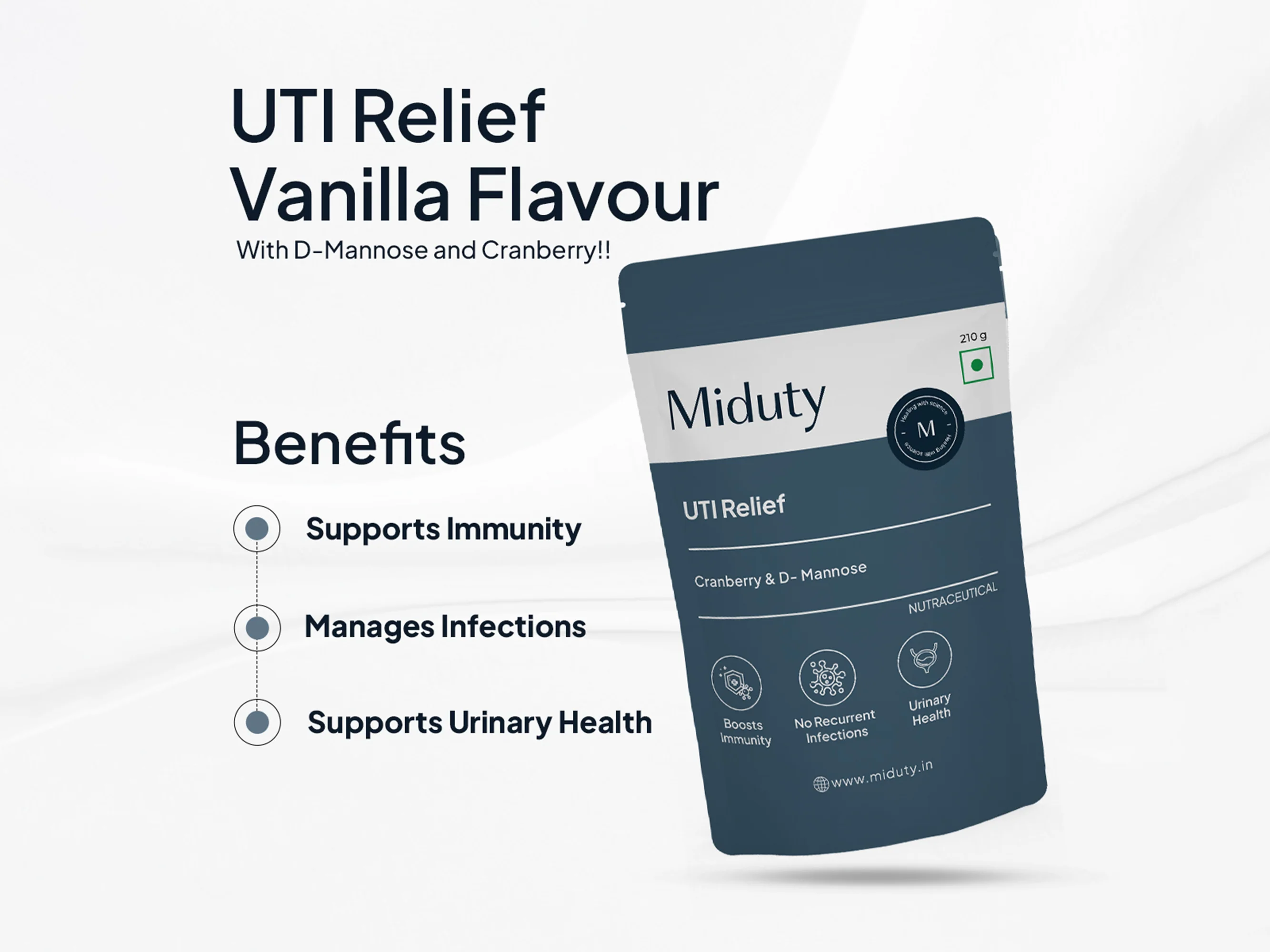 Miduty Urinary Tract Infection (UTI) Supplement Bundle - Image 7