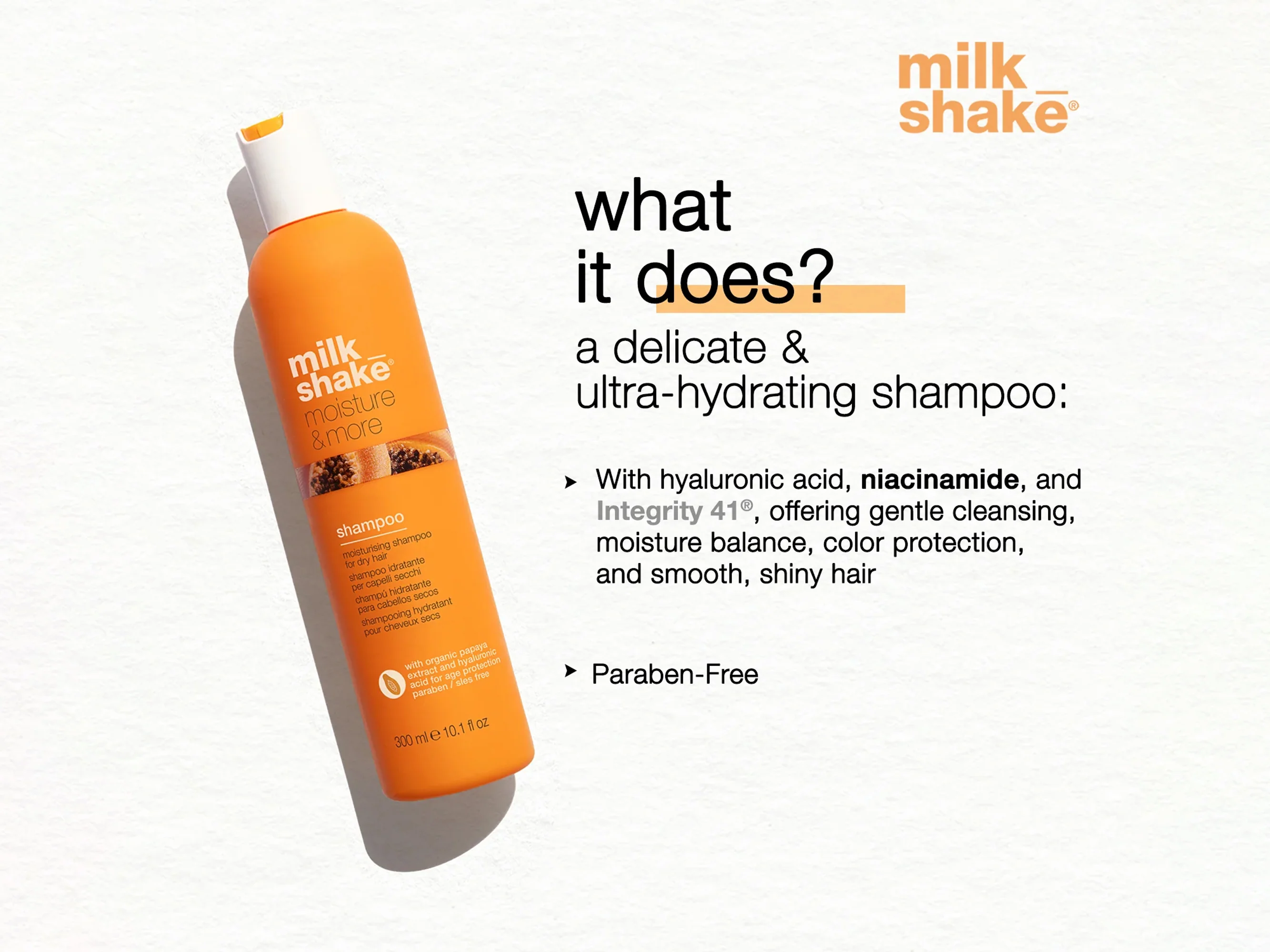 Milk Shake Moisture & More Shampoo For Dry Hair - Image 3