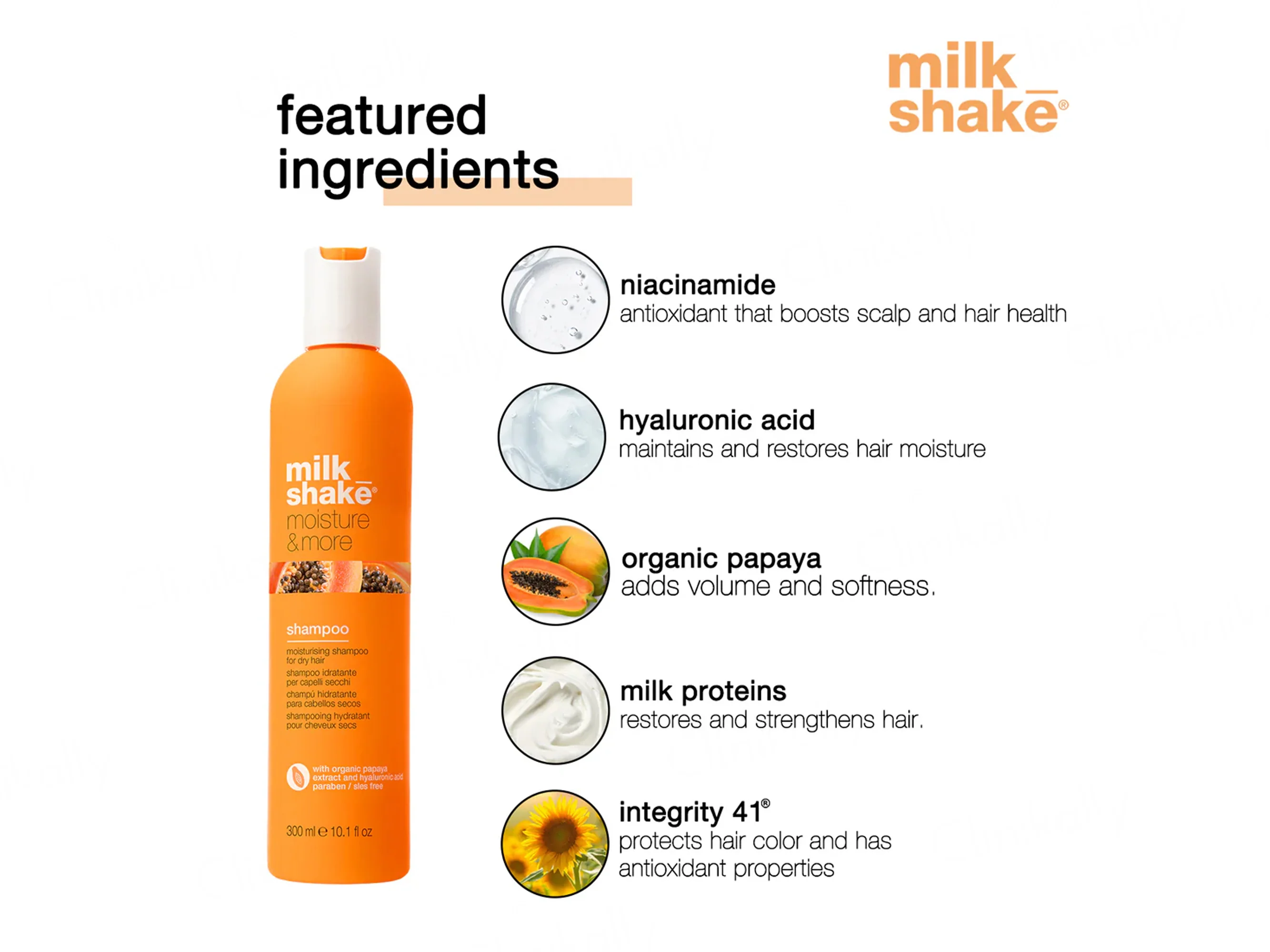 Milk Shake Moisture & More Shampoo For Dry Hair - Image 5
