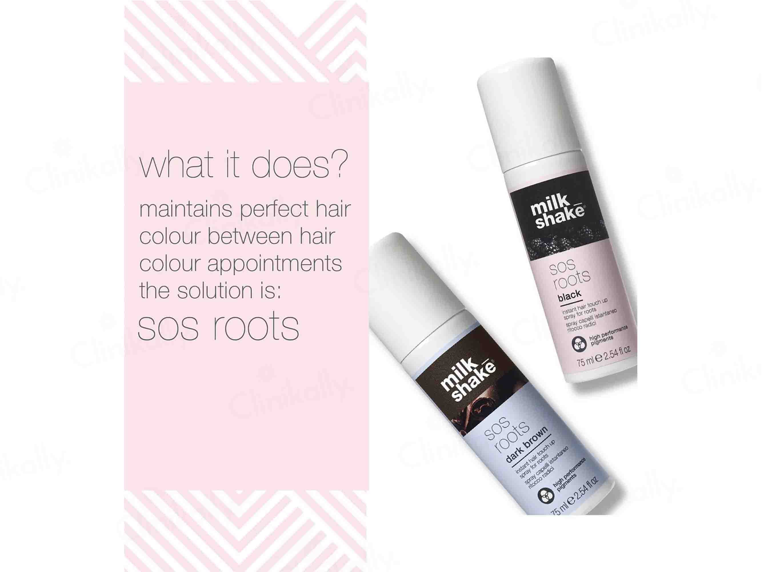 Milk Shake SOS Roots Spray - Dark Brown - Image 3