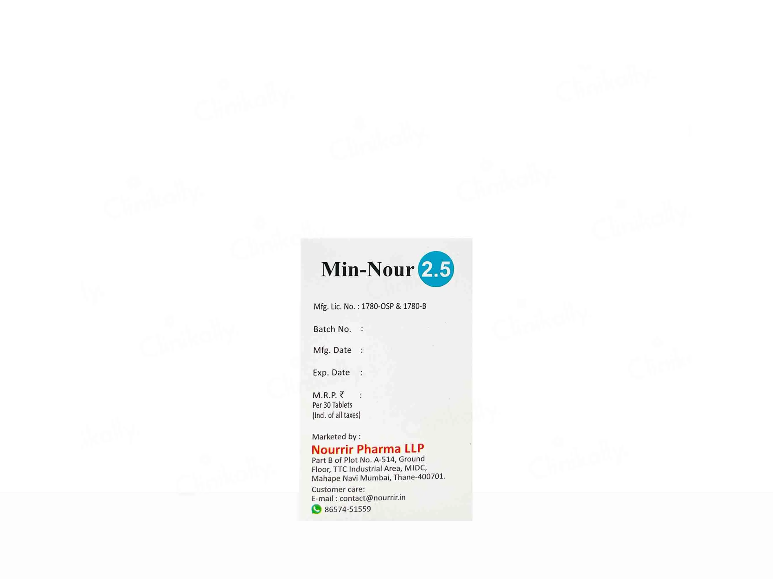 Min-Nour 2.5 Tablet - Image 5