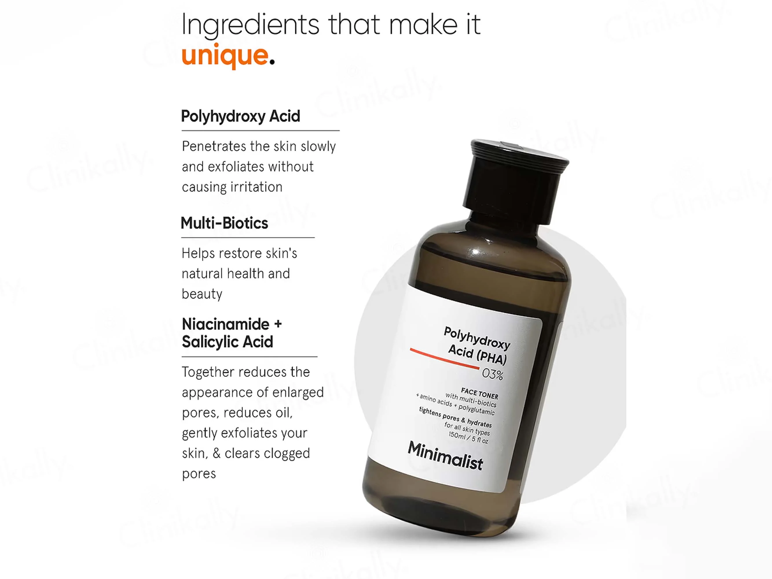 Minimalist 3% Polyhydroxy Acid (PHA) Face Toner - Image 5