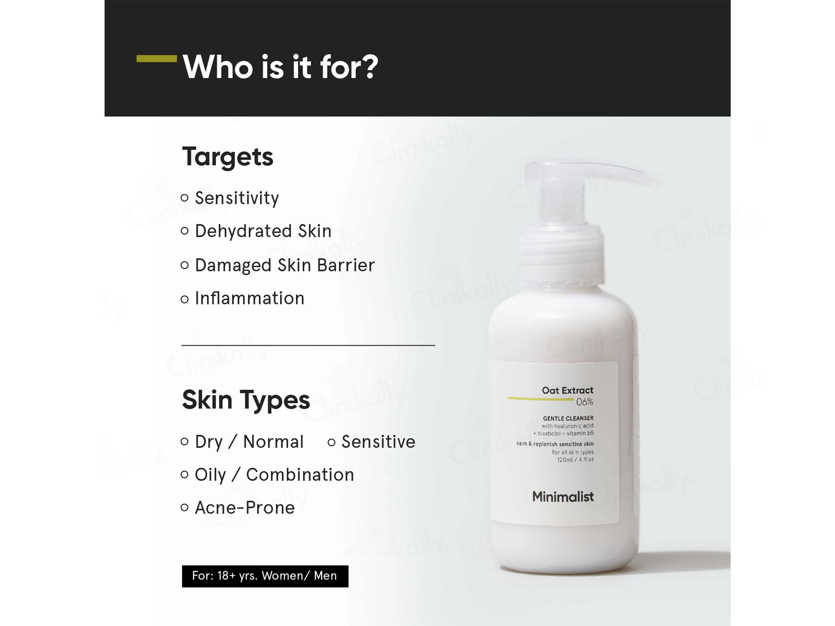 Minimalist 6% Oat Extract Gentle Cleanser For Sensitive Skin - Image 5