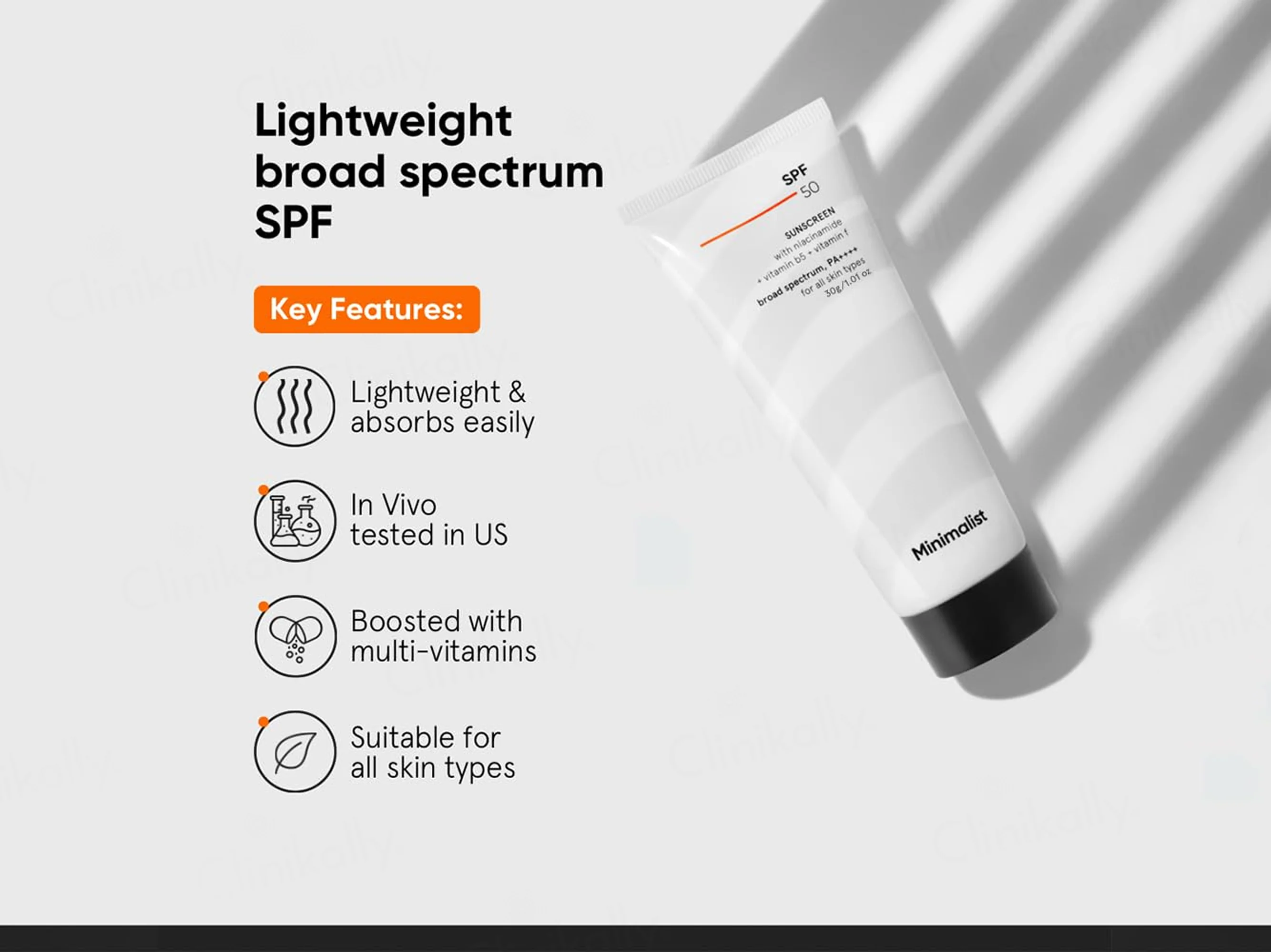 Minimalist Broad Spectrum Sunscreen SPF 50 PA++++ - Image 2
