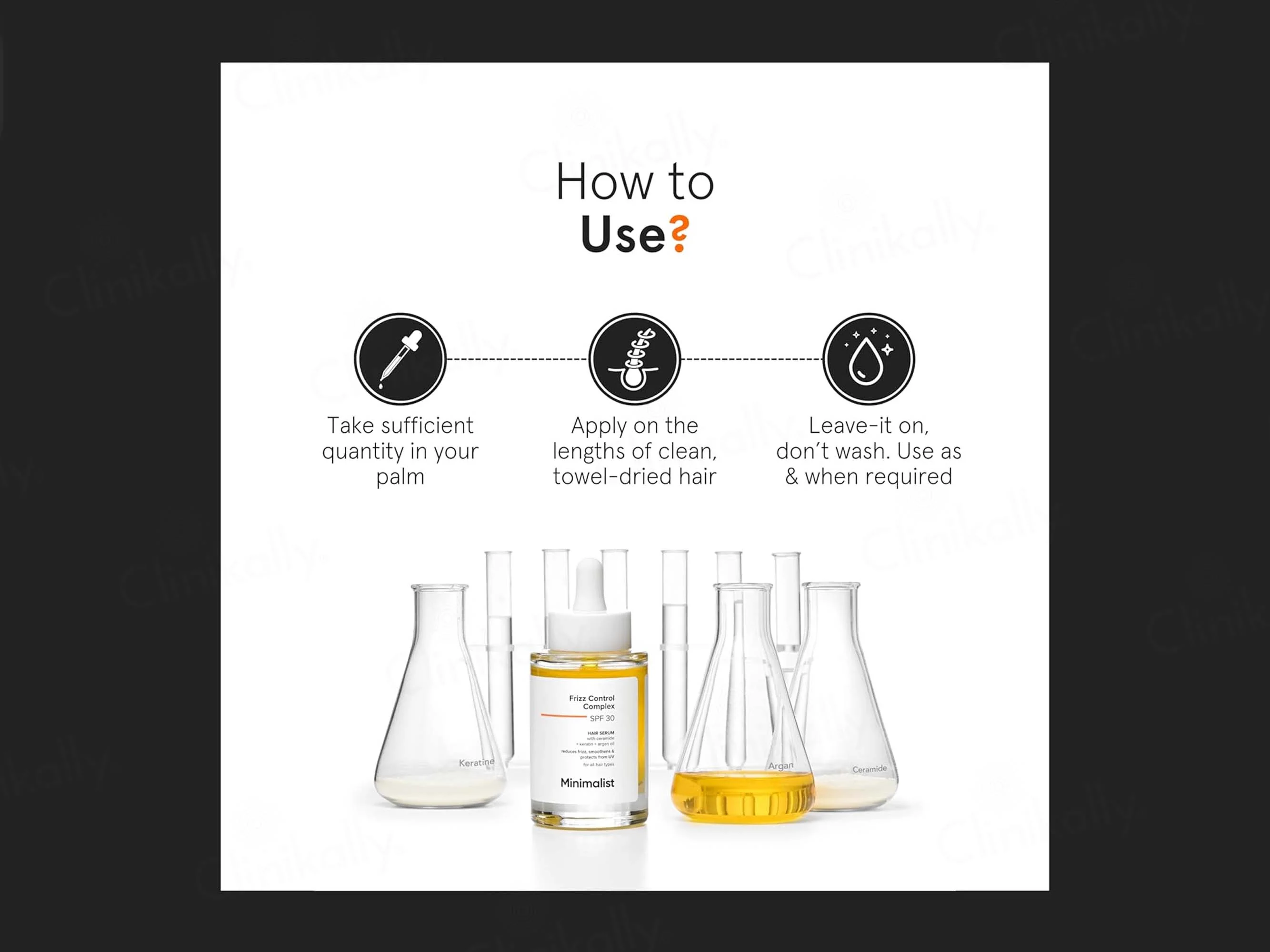 Minimalist Frizz Control Complex Hair Serum SPF 30 - Image 7