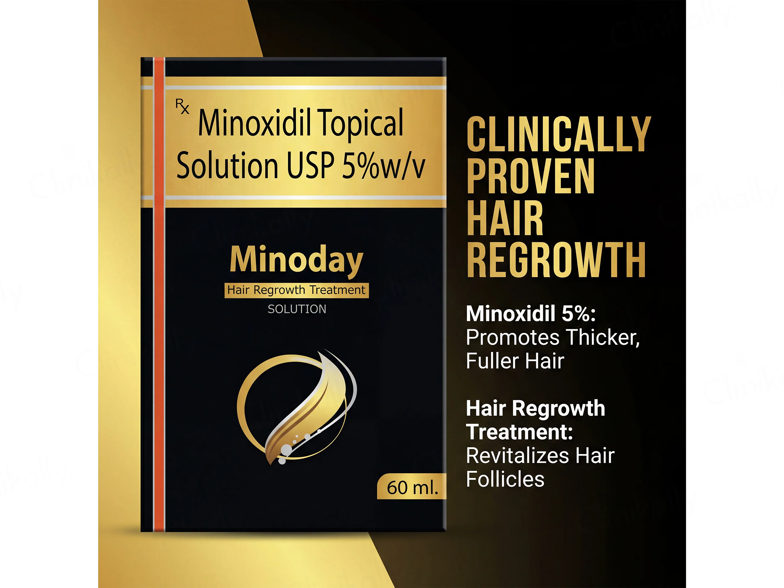 Minoday 5% Hair Regrowth Treatment Topical Solution - Image 2