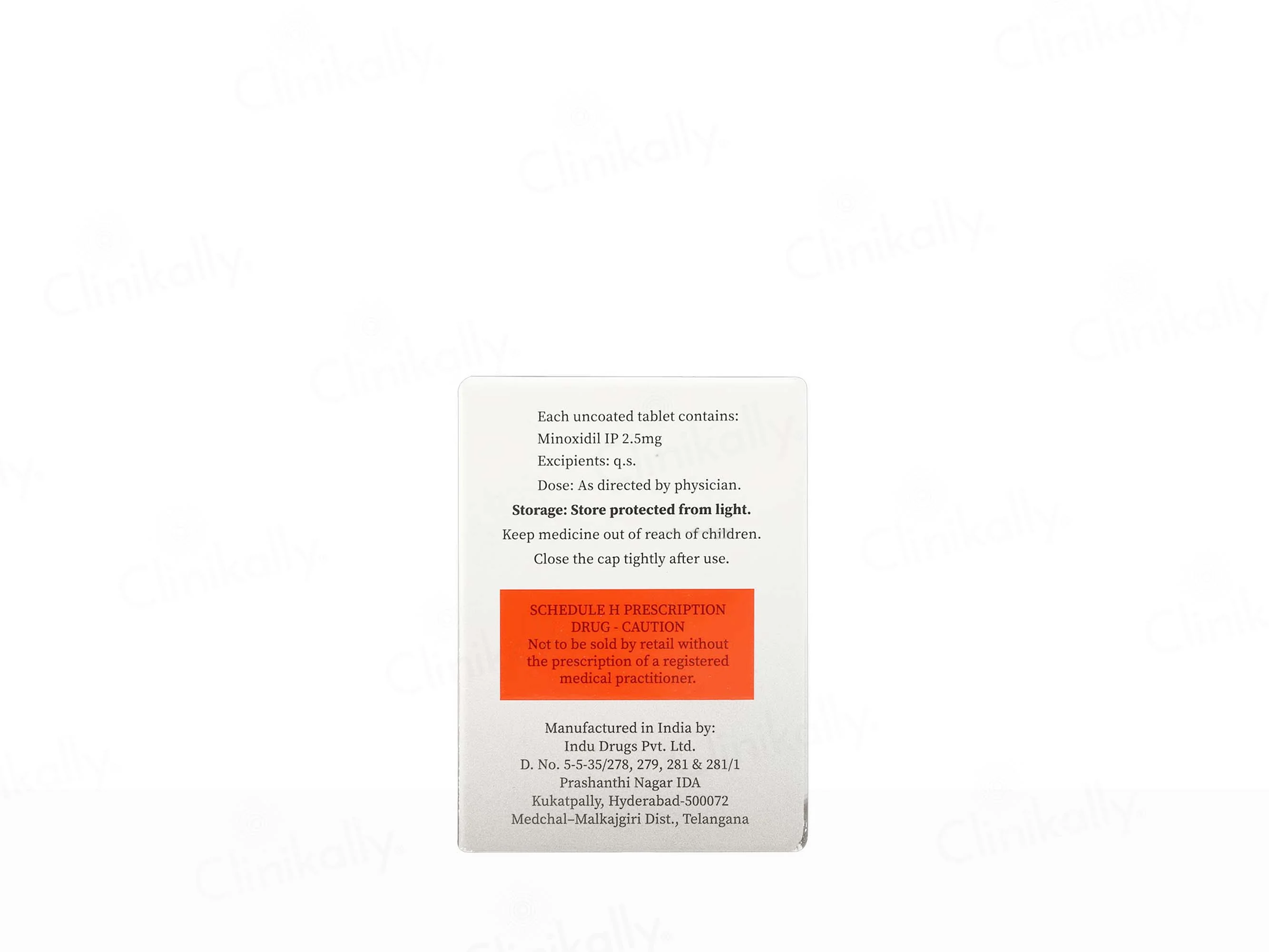 Minogain 2.5mg Tablet - Image 4