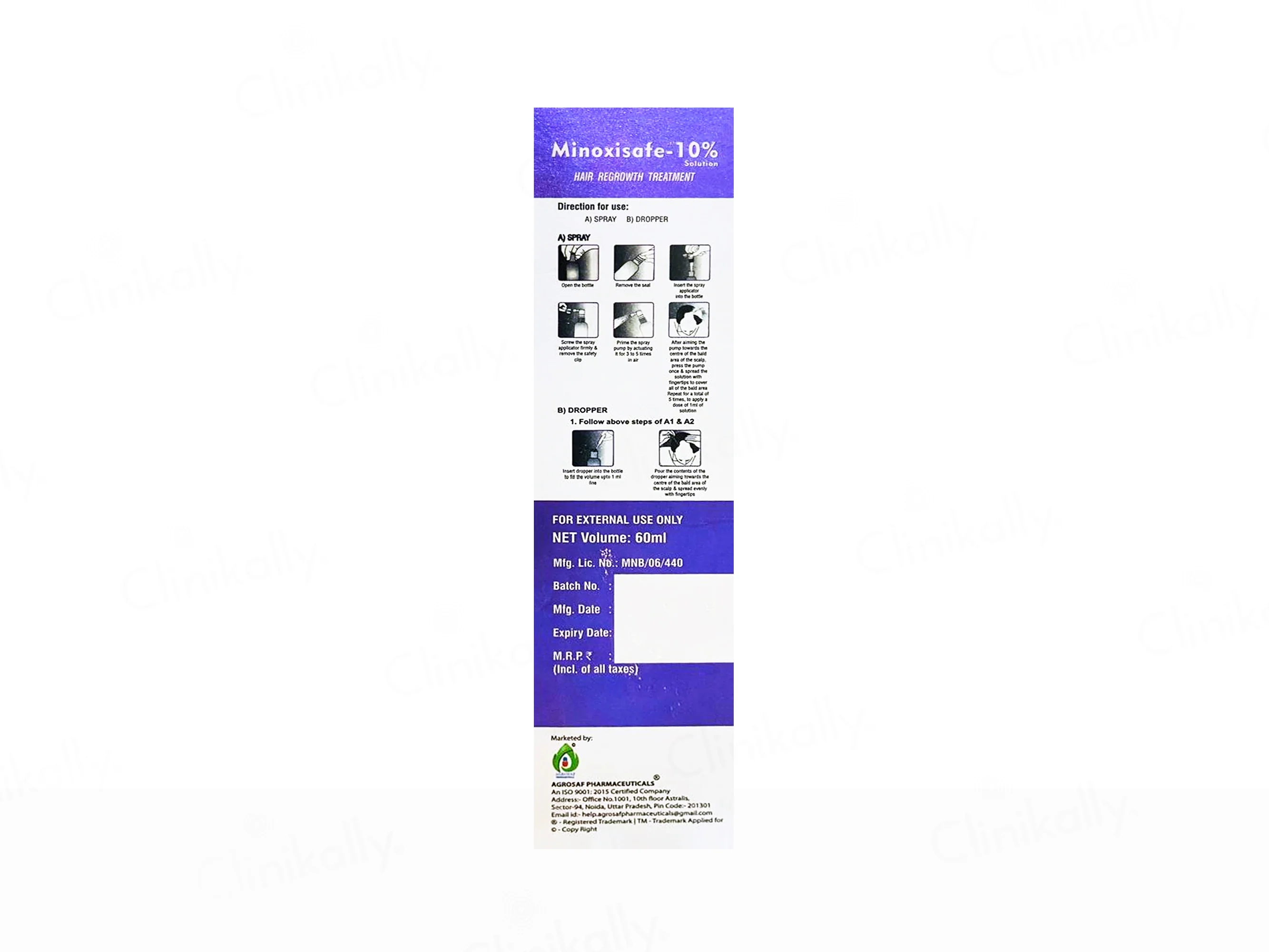 Minoxisafe-10% Topical Solution - Image 3