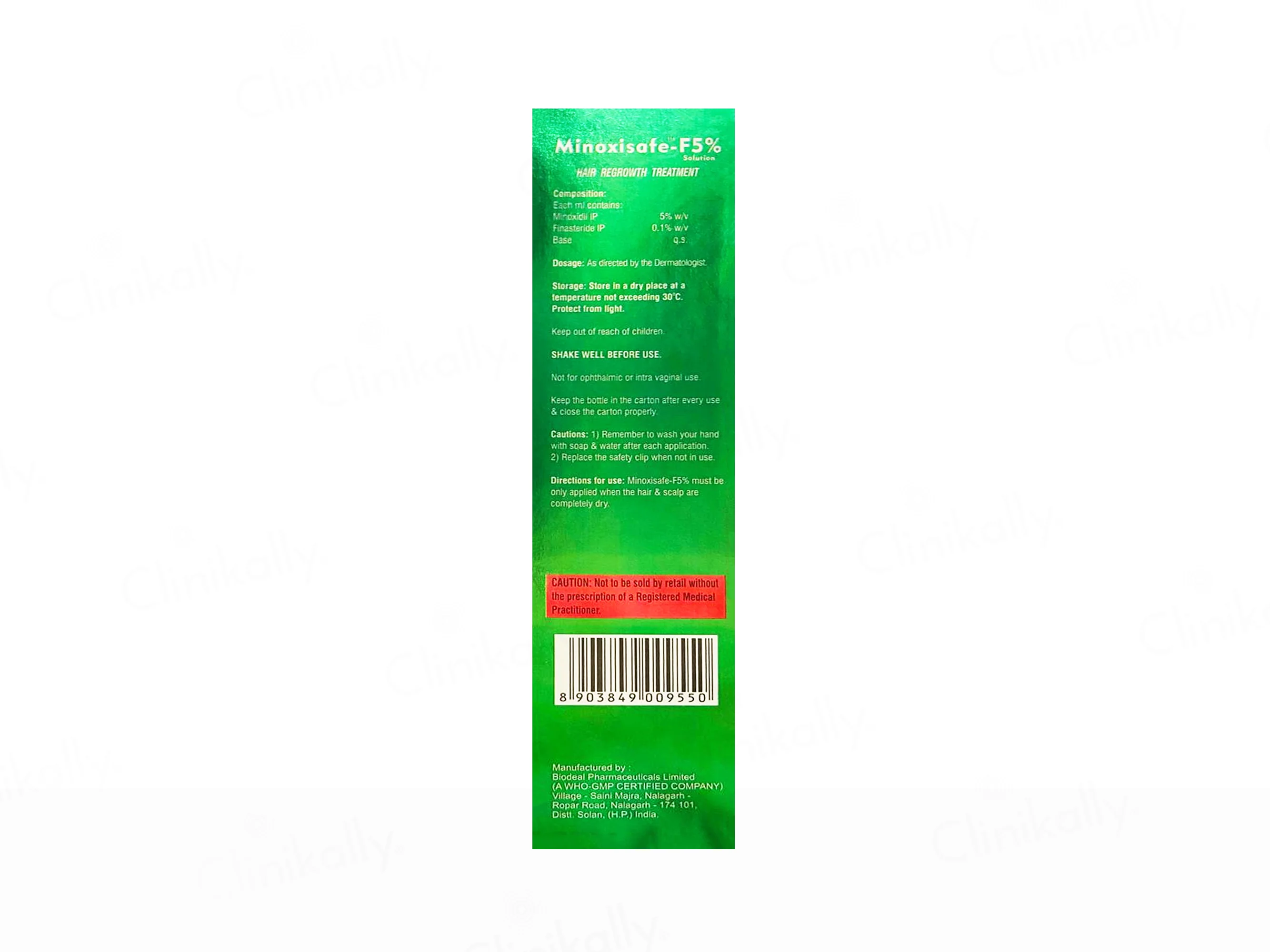 Minoxisafe-F5% Topical Solution - Image 2