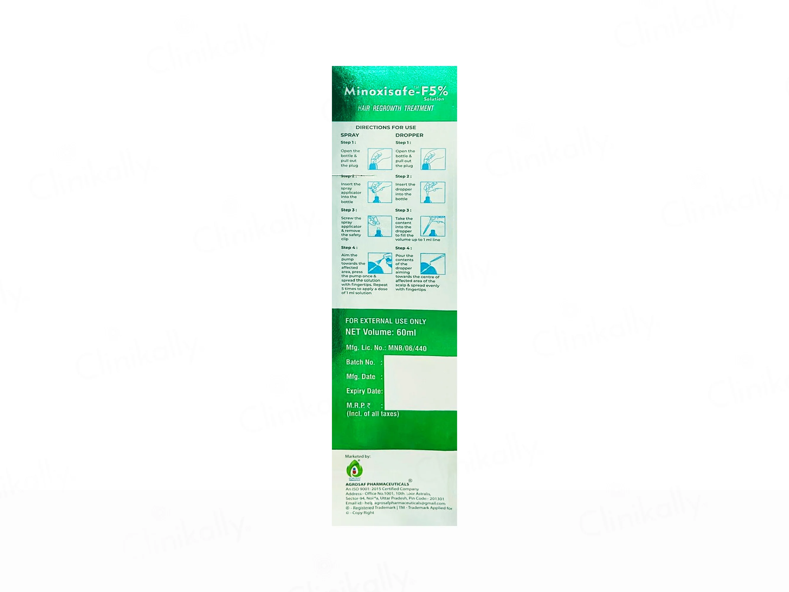 Minoxisafe-F5% Topical Solution - Image 3