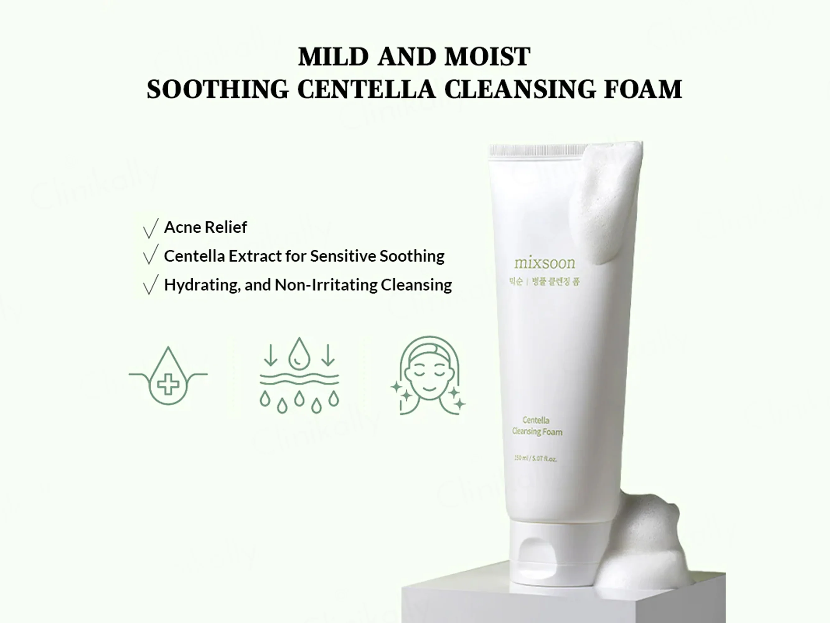 Mixsoon Centella Cleansing Foam - Image 4