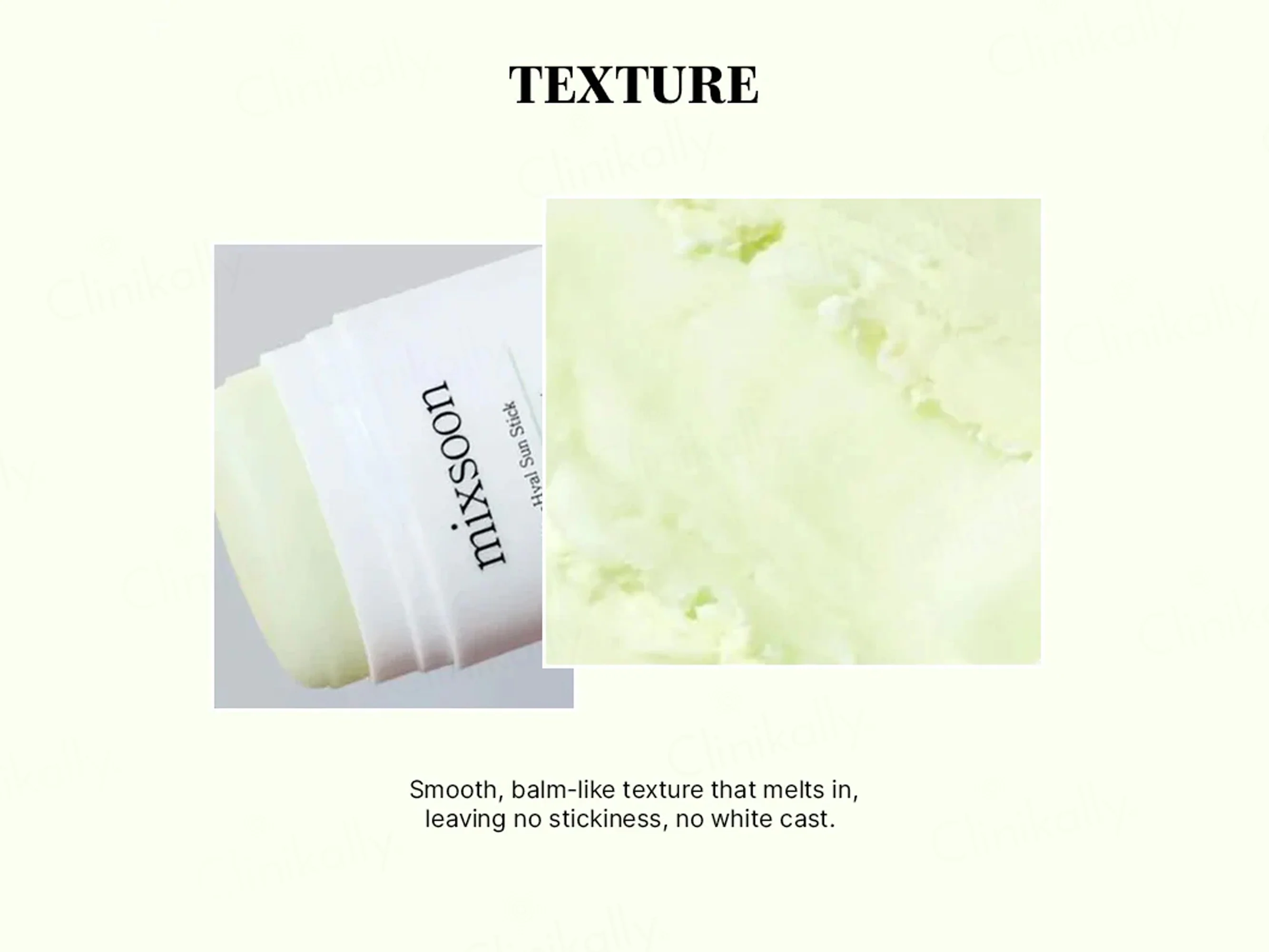Mixsoon Cica-Hyal Sun Stick SPF 50+ PA++++ - Image 3