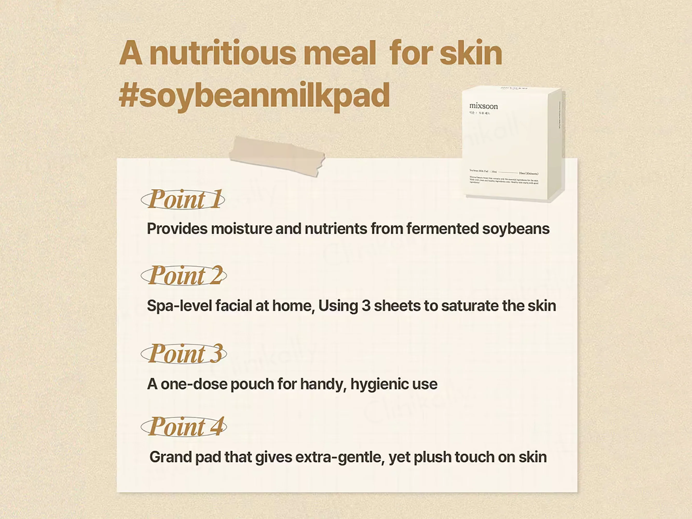 Mixsoon Soybean Milk Pad Sheet Mask - Image 6