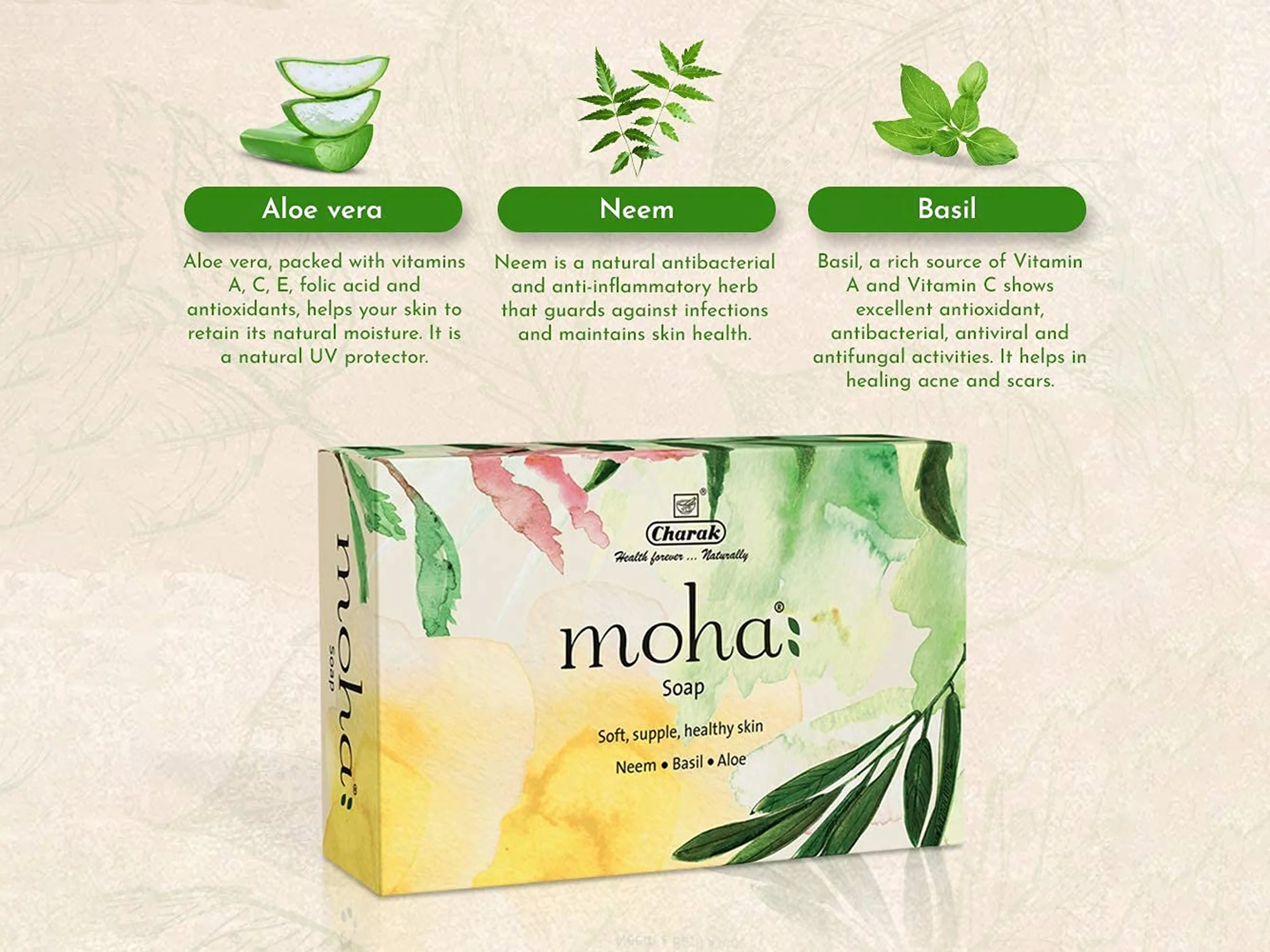 Moha: Herbal Soap (Pack Of 3) - Image 3