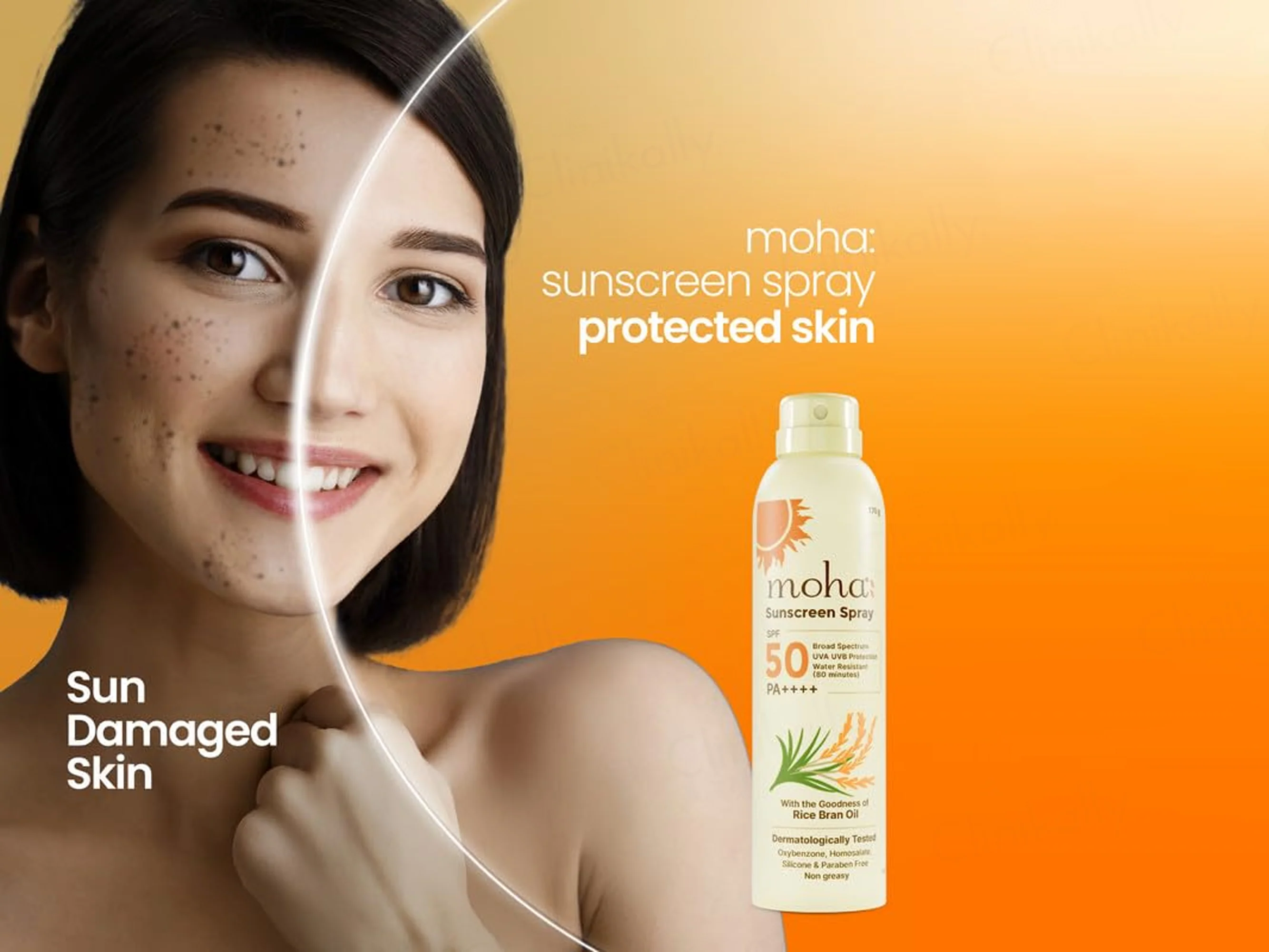Moha: Rice Bran Oil Sunscreen Spray SPF 50 PA++++ - Image 6