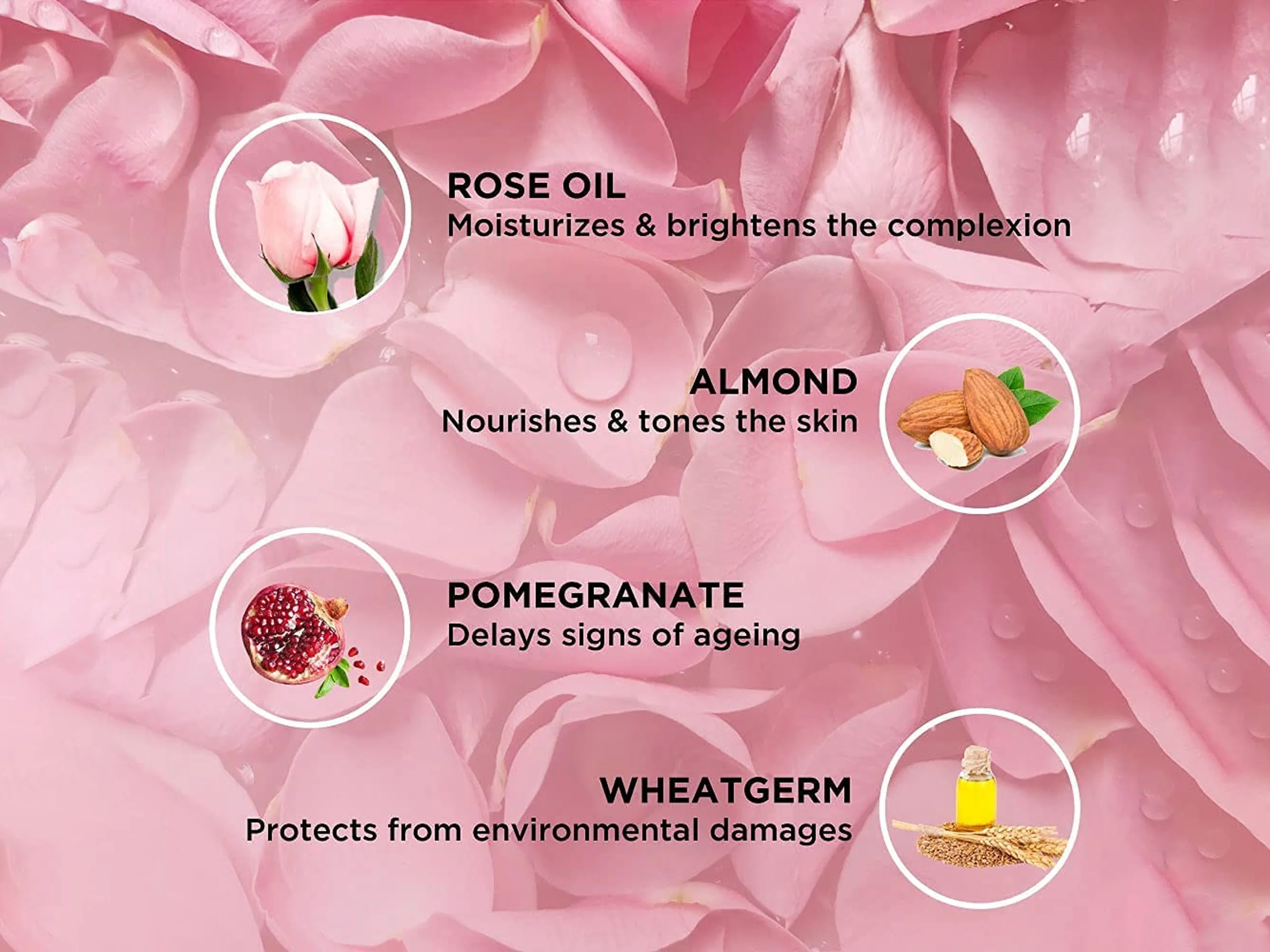Moha: Rose & Almond Soap (Pack Of 3) - Image 3