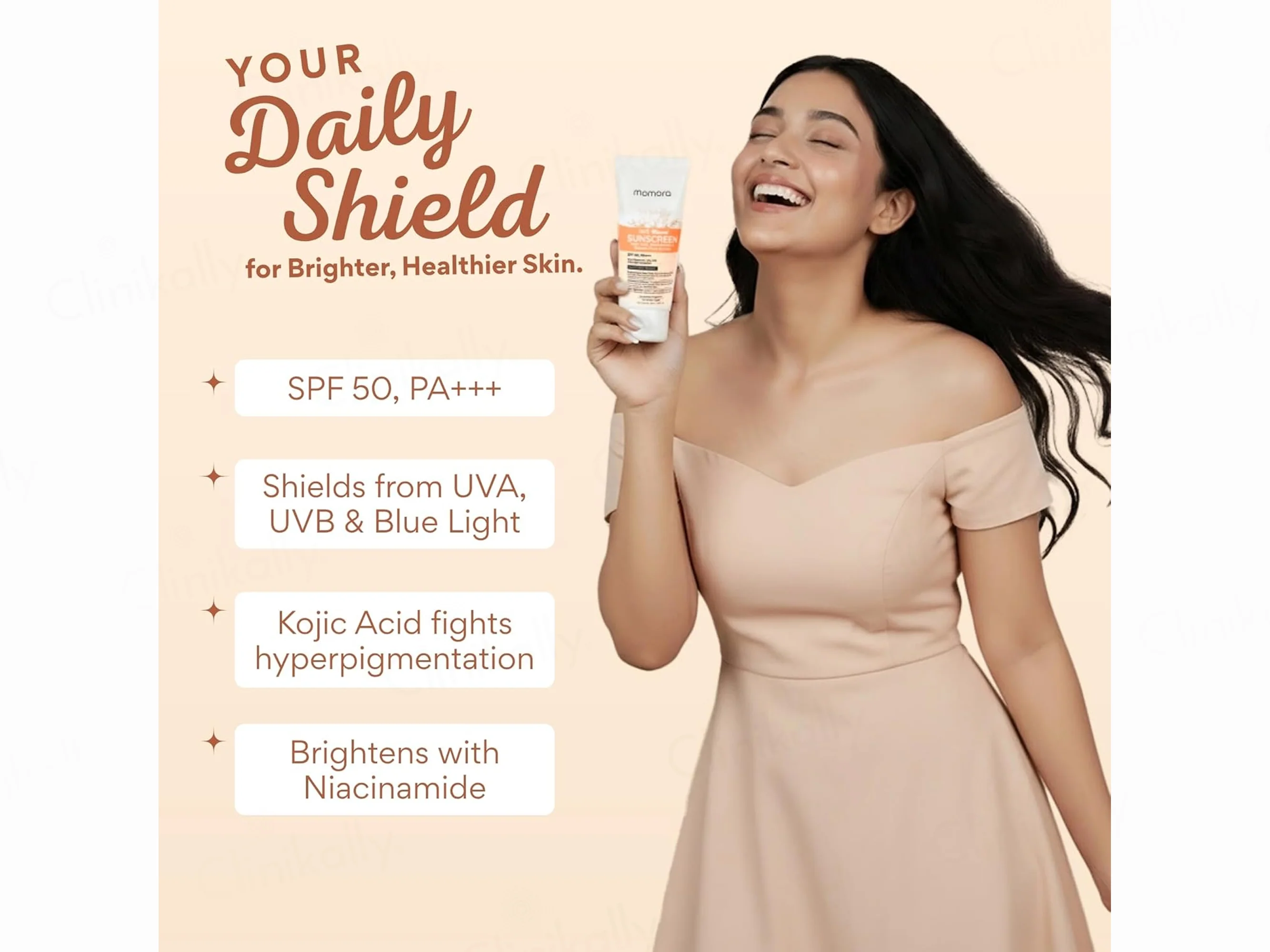 Momora 100% Mineral Sunscreen SPF 50 PA+++ - Image 2