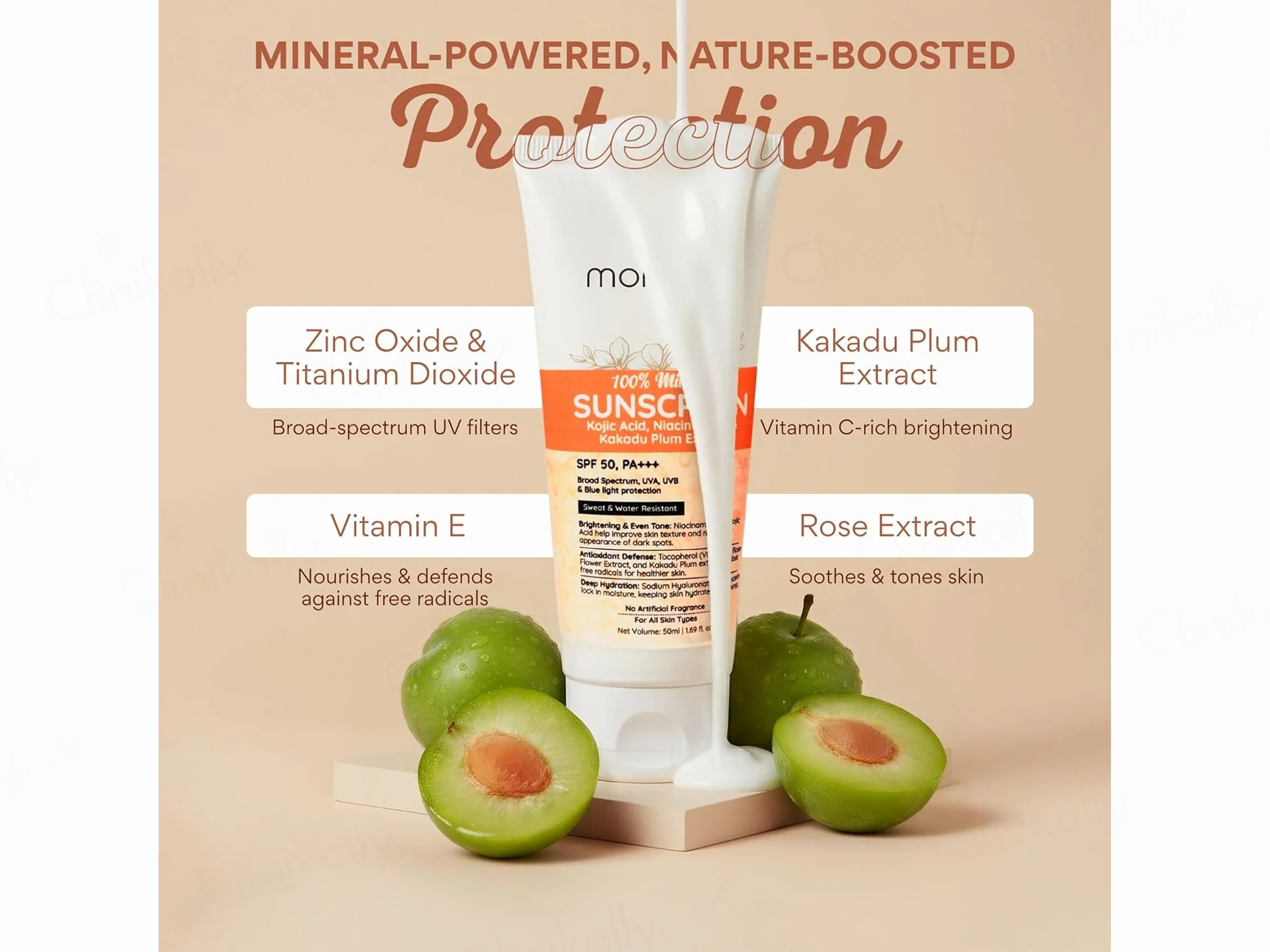Momora 100% Mineral Sunscreen SPF 50 PA+++ - Image 3