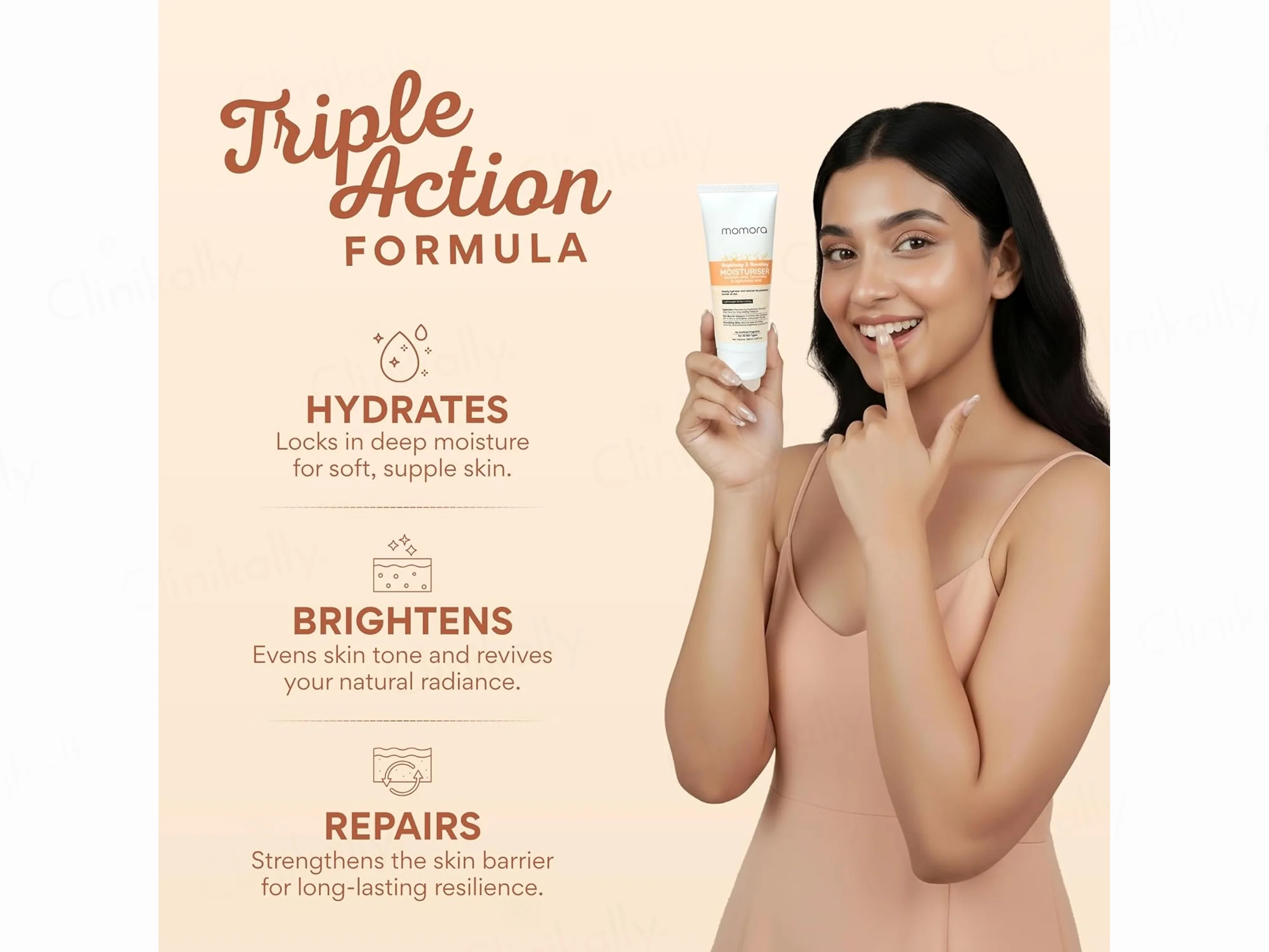 Momora Brightening & Nourishing Lightweight Moisturiser - Image 2