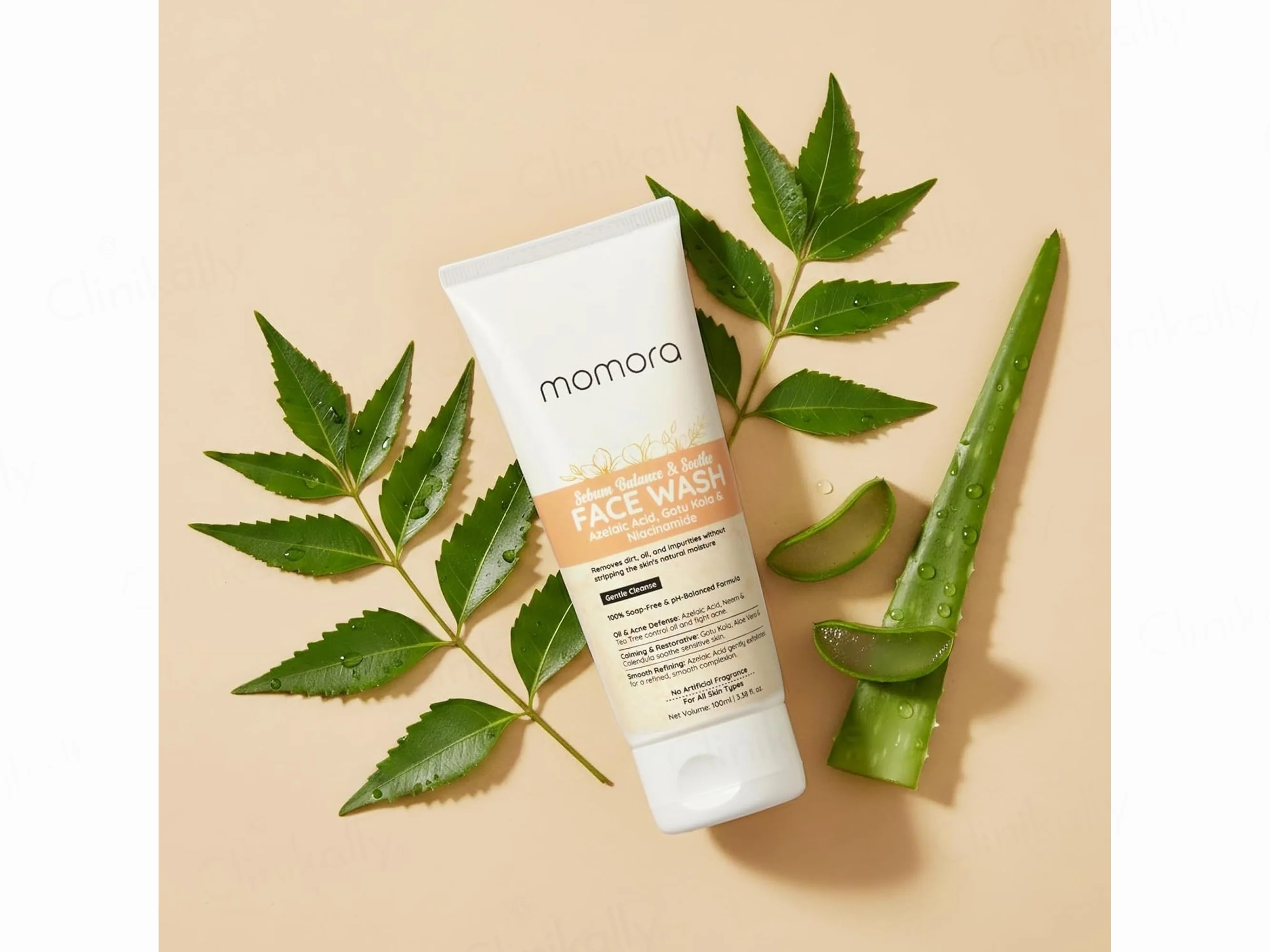 Momora Sebum Balance & Soothe Gentle Cleanse Face Wash - Image 5