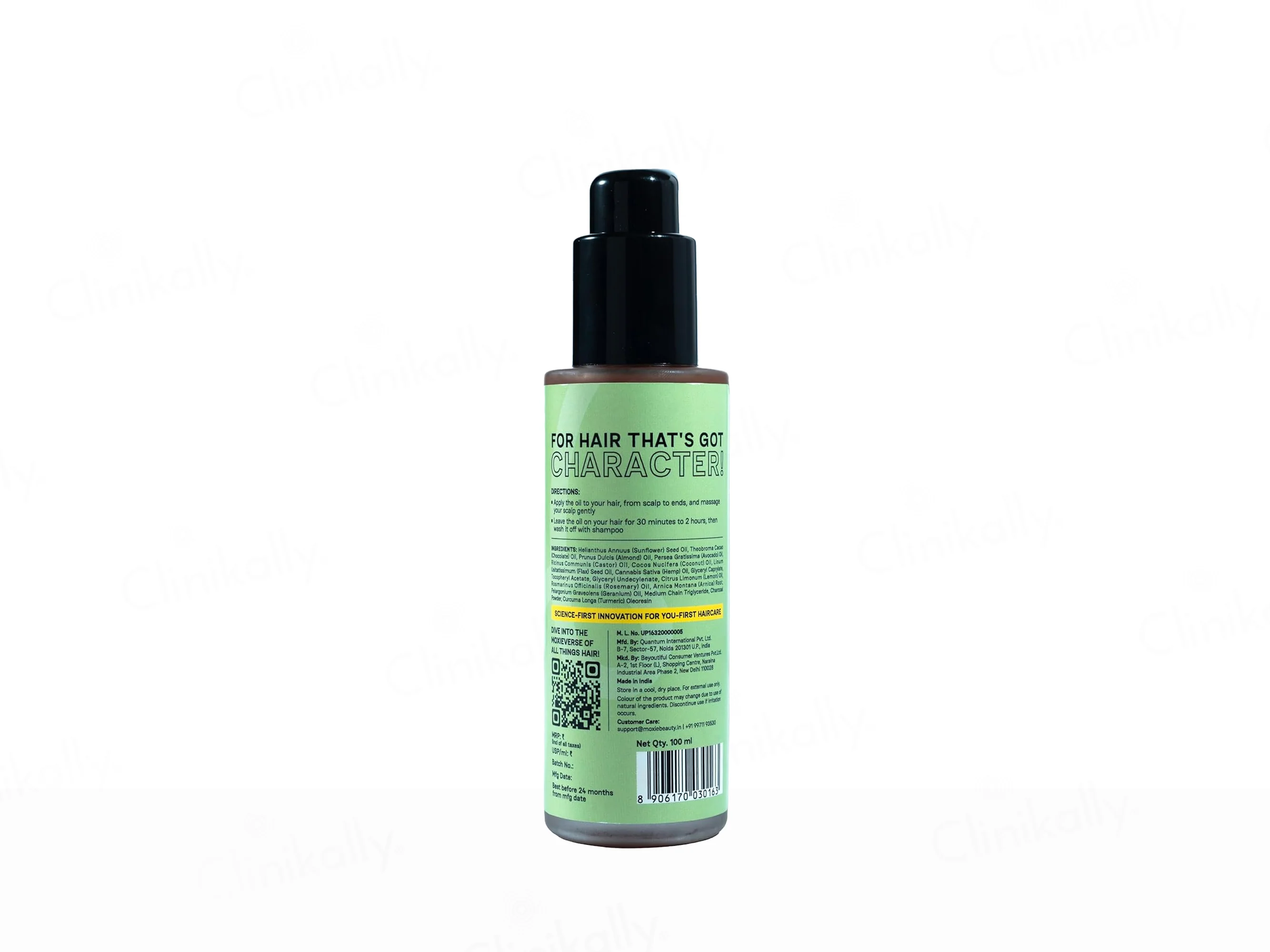 Moxie Beauty Cocoa, Hemp & Almond Hair Oil - Image 3