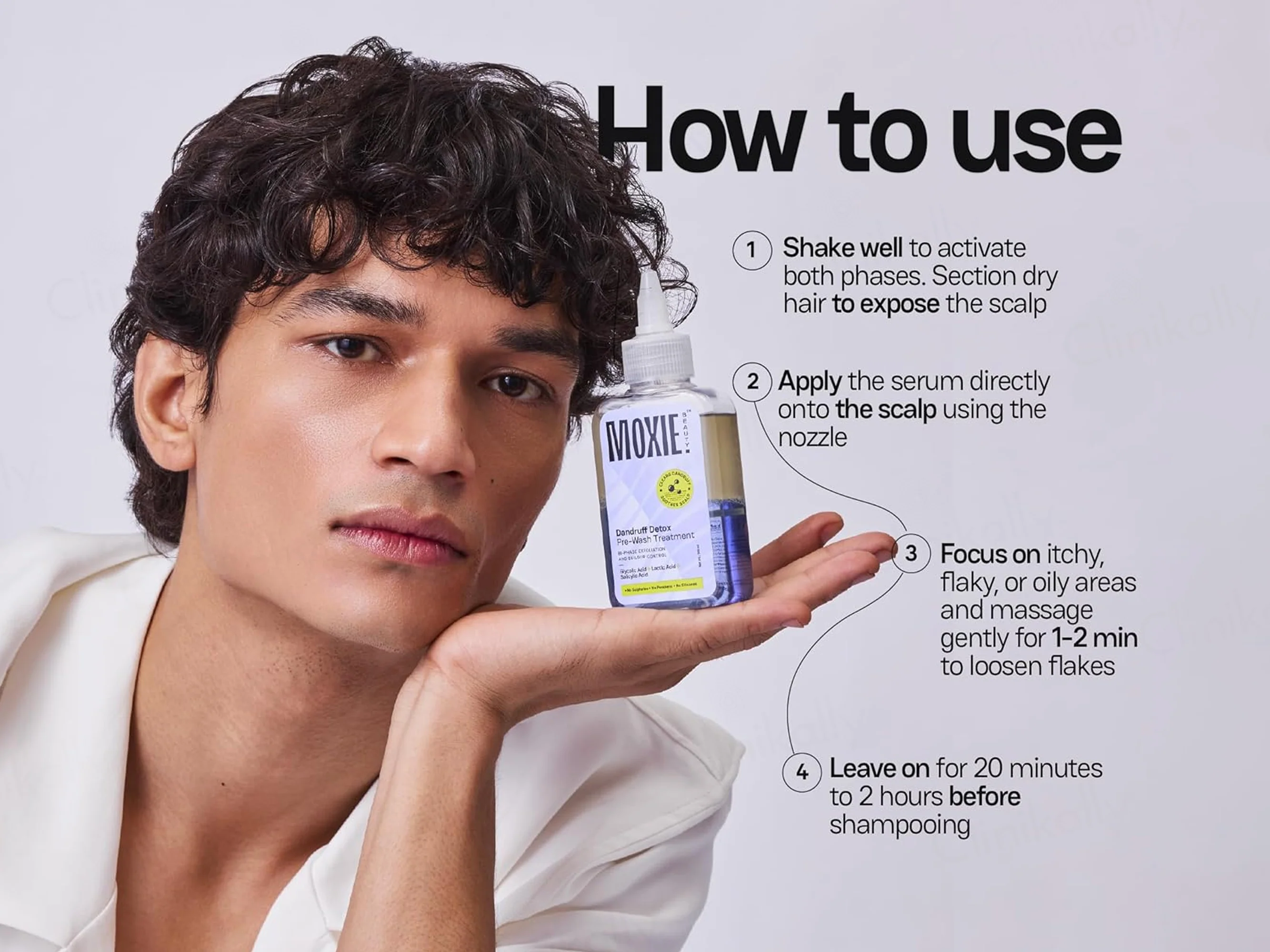 Moxie Beauty Dandruff Detox Pre-Wash Treatment Serum - Image 4