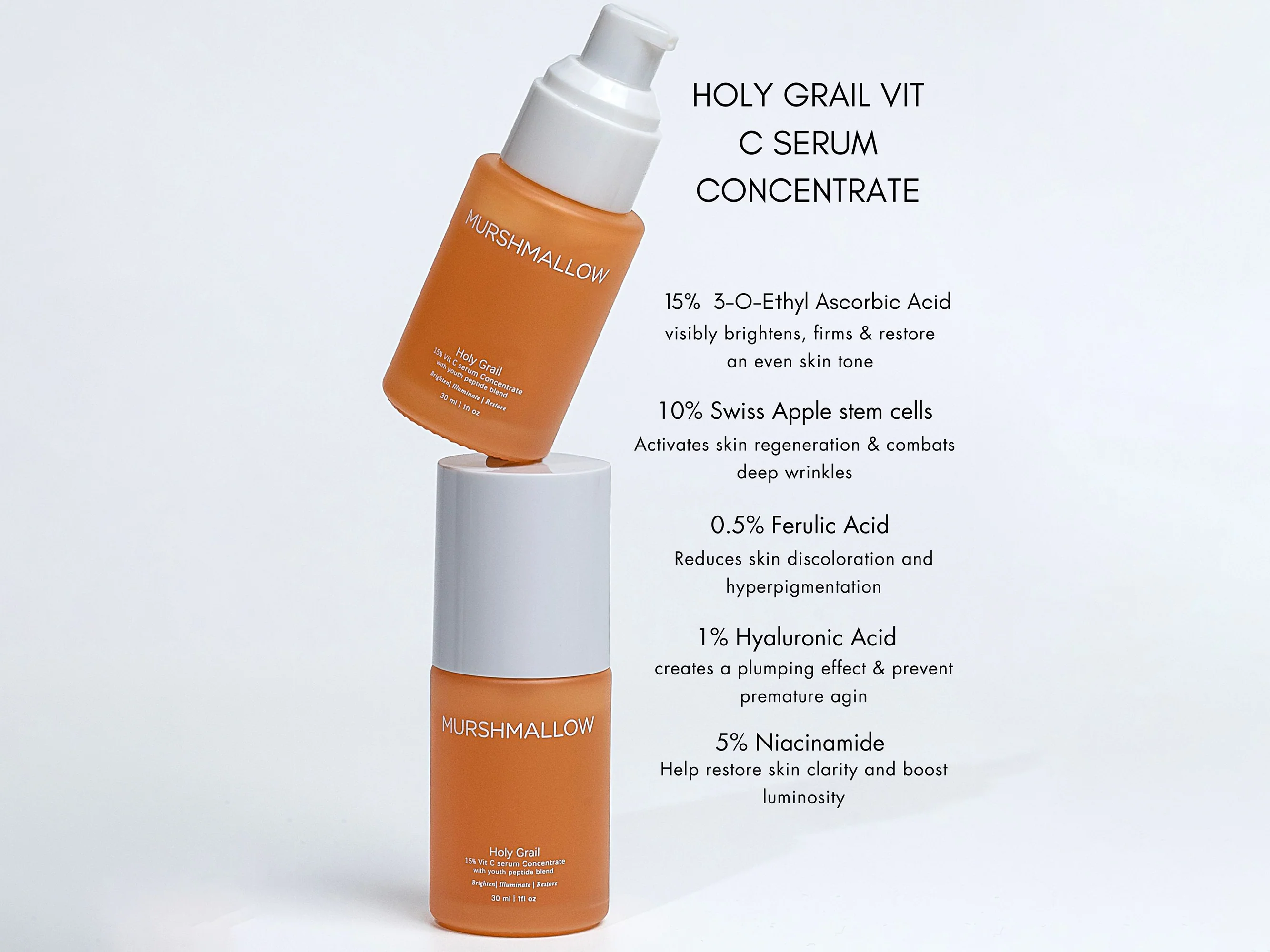 Murshmallow Holy Grail 15% Vit C Serum Concentrate - Image 4