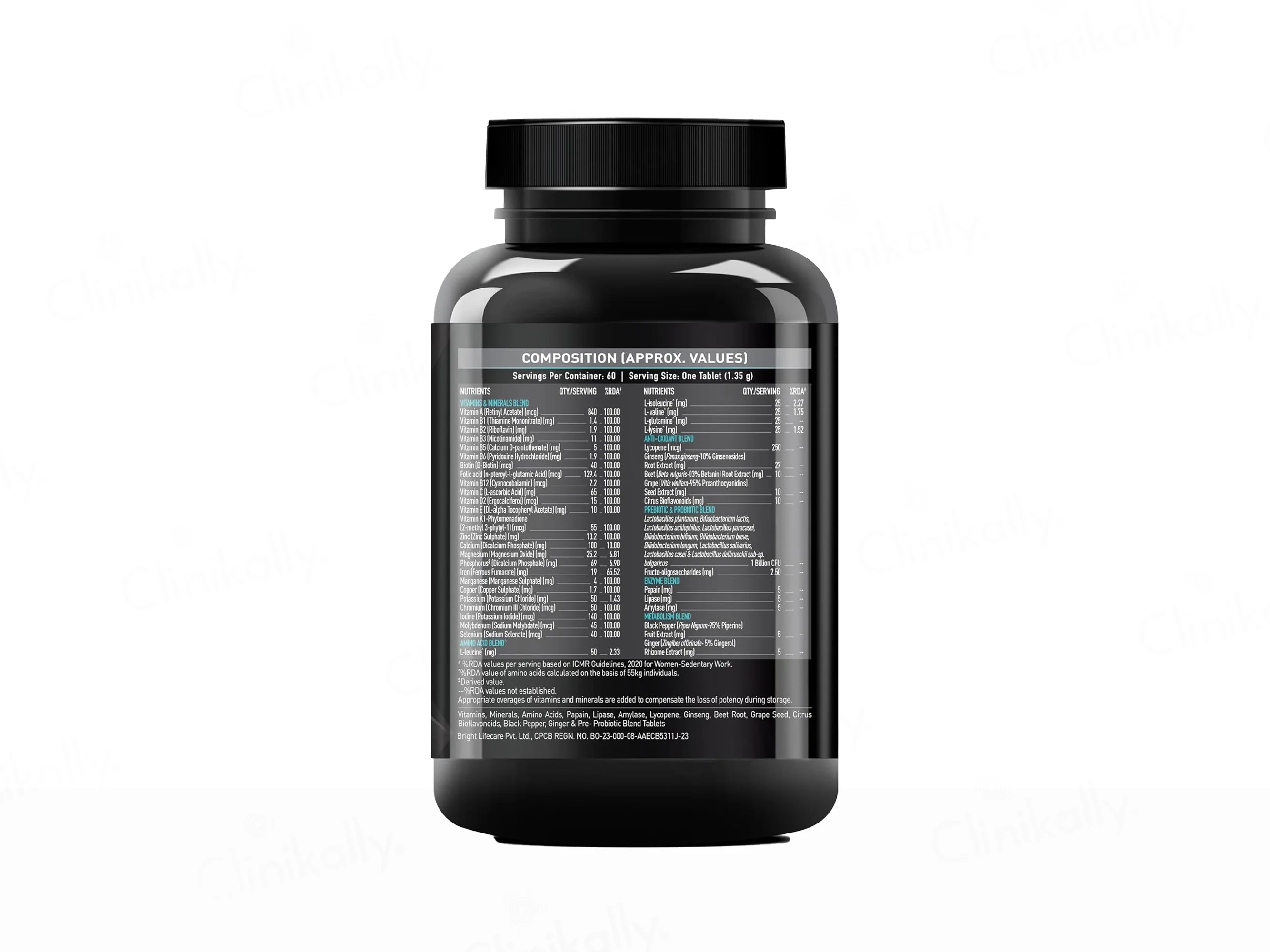 MuscleBlaze MB-Vite Daily Multivitamin Nutraceutical Tablet For Adults - Image 5