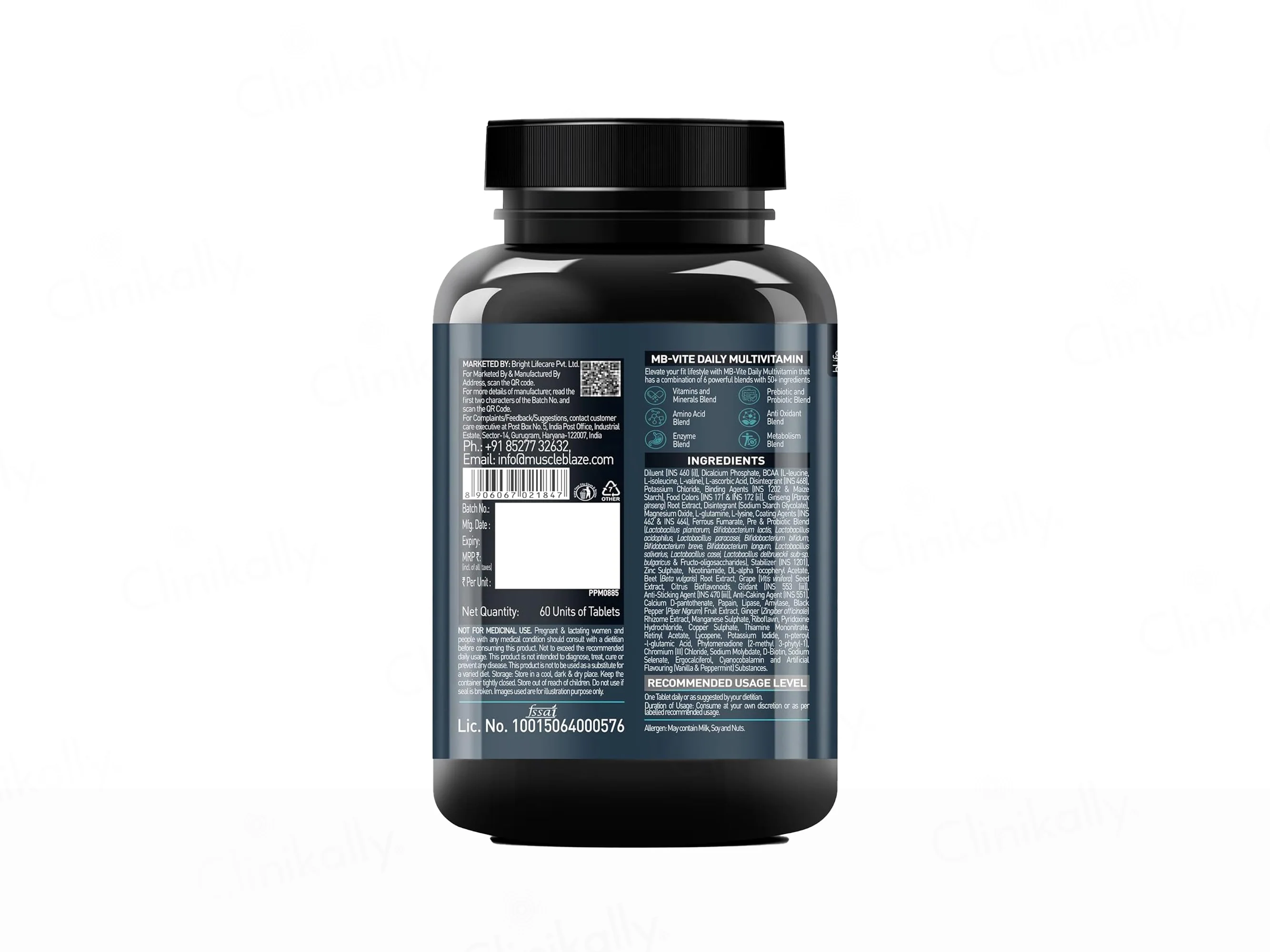 MuscleBlaze MB-Vite Daily Multivitamin Nutraceutical Tablet For Adults - Image 6