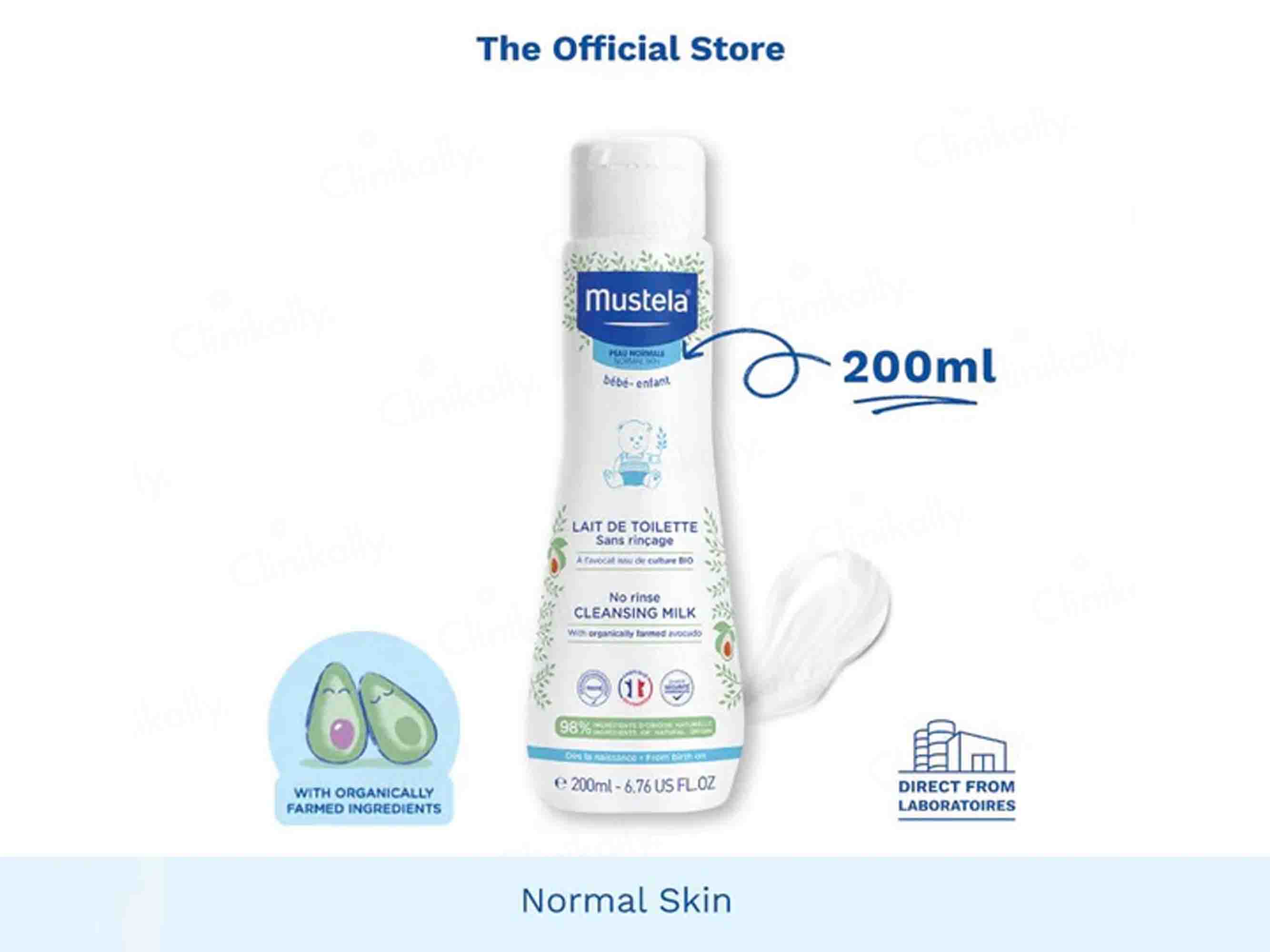 Mustela Baby No Rinse Cleansing Milk - Image 3