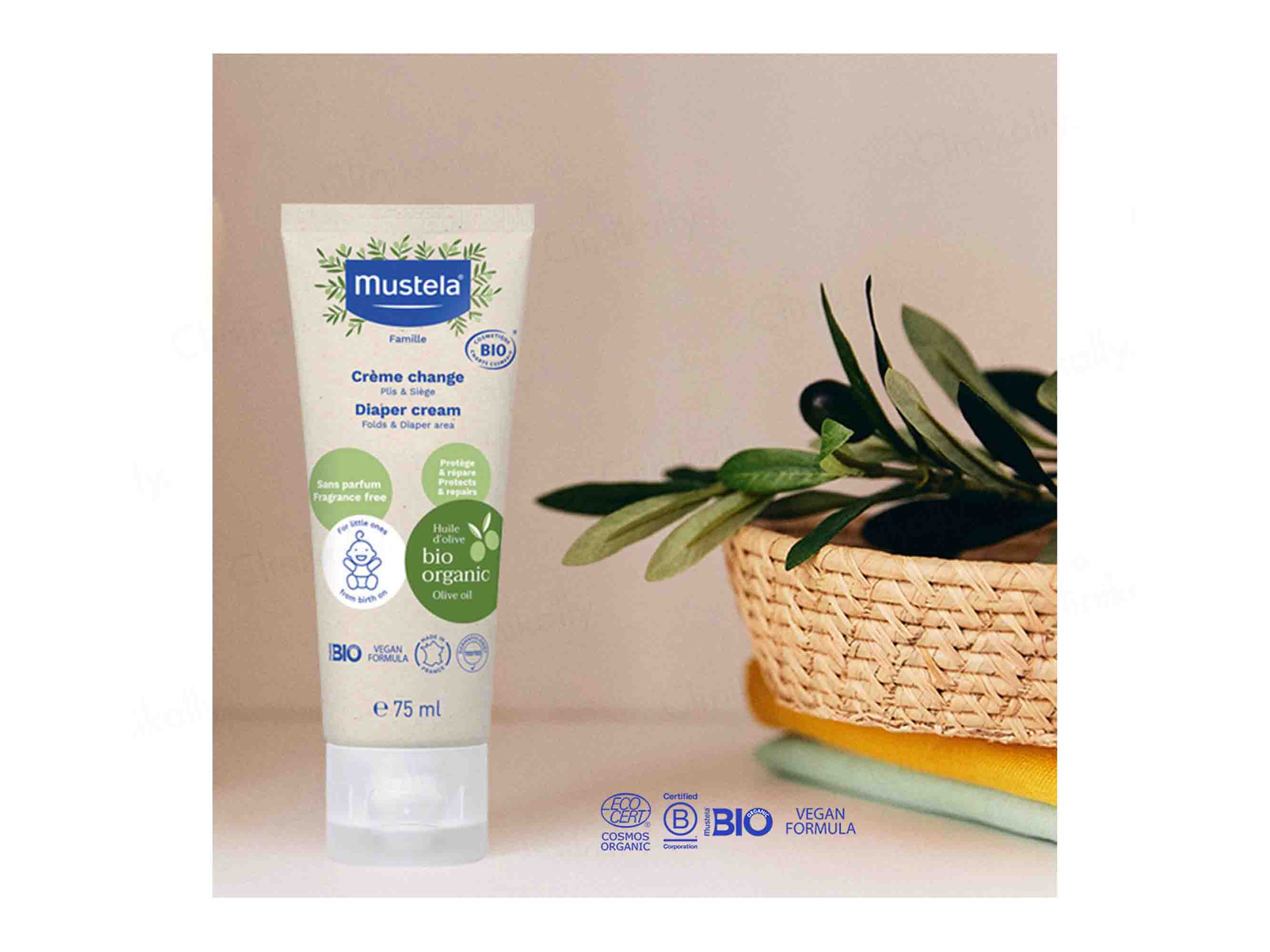 Mustela Bio-Oraganic Diaper Rash Cream - Image 3