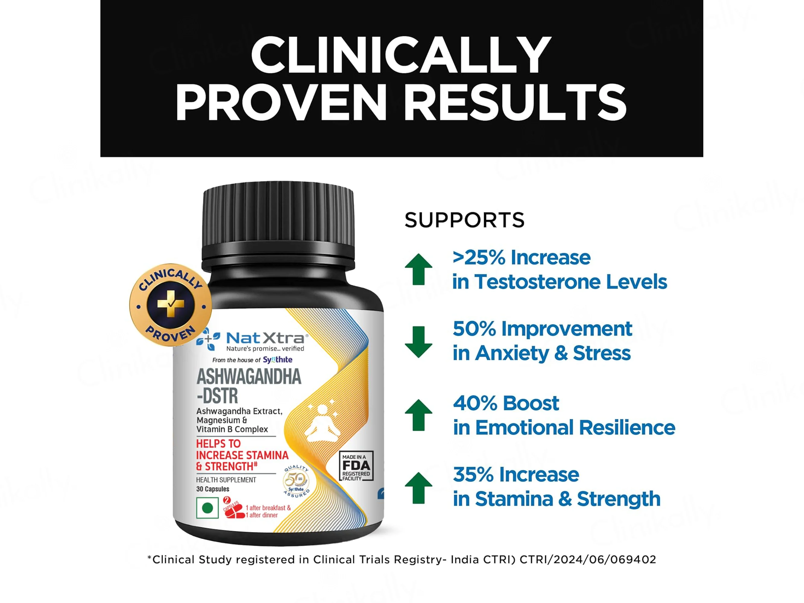 NatXtra Ashwagandha-DSTR Health Supplement Tablet - Image 6