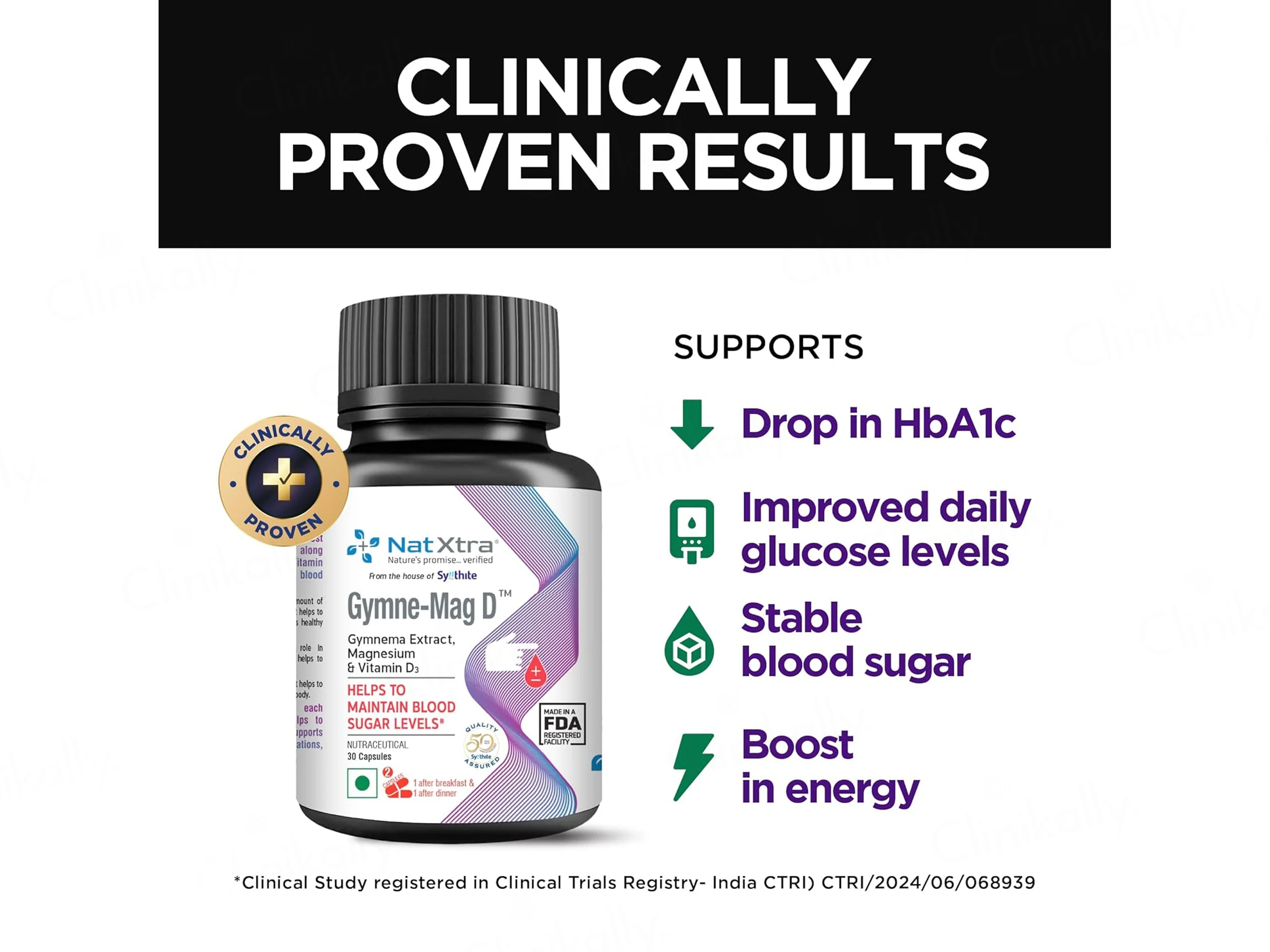 NatXtra Gymne-Mag D Blood Sugar Control Nutraceutical Capsule - Image 5