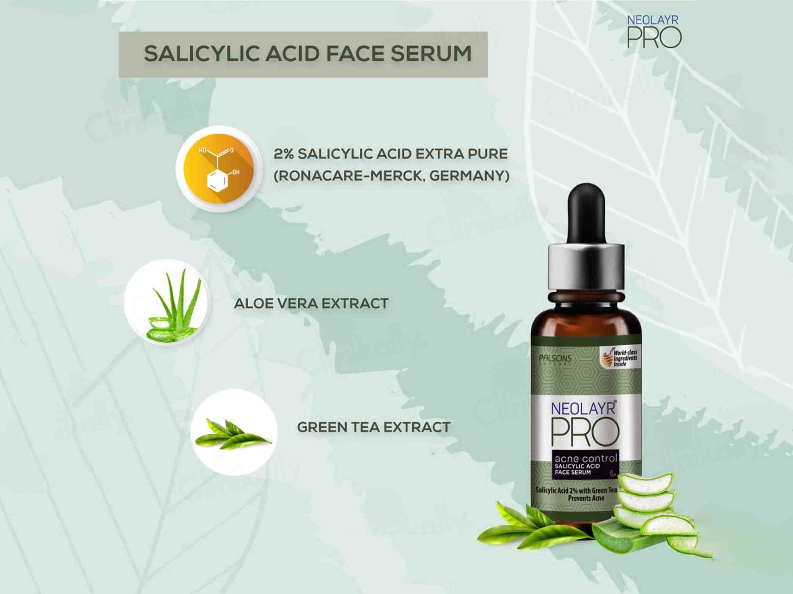 Neolayr Pro Acne Control Salicylic Acid Face Serum - Image 3