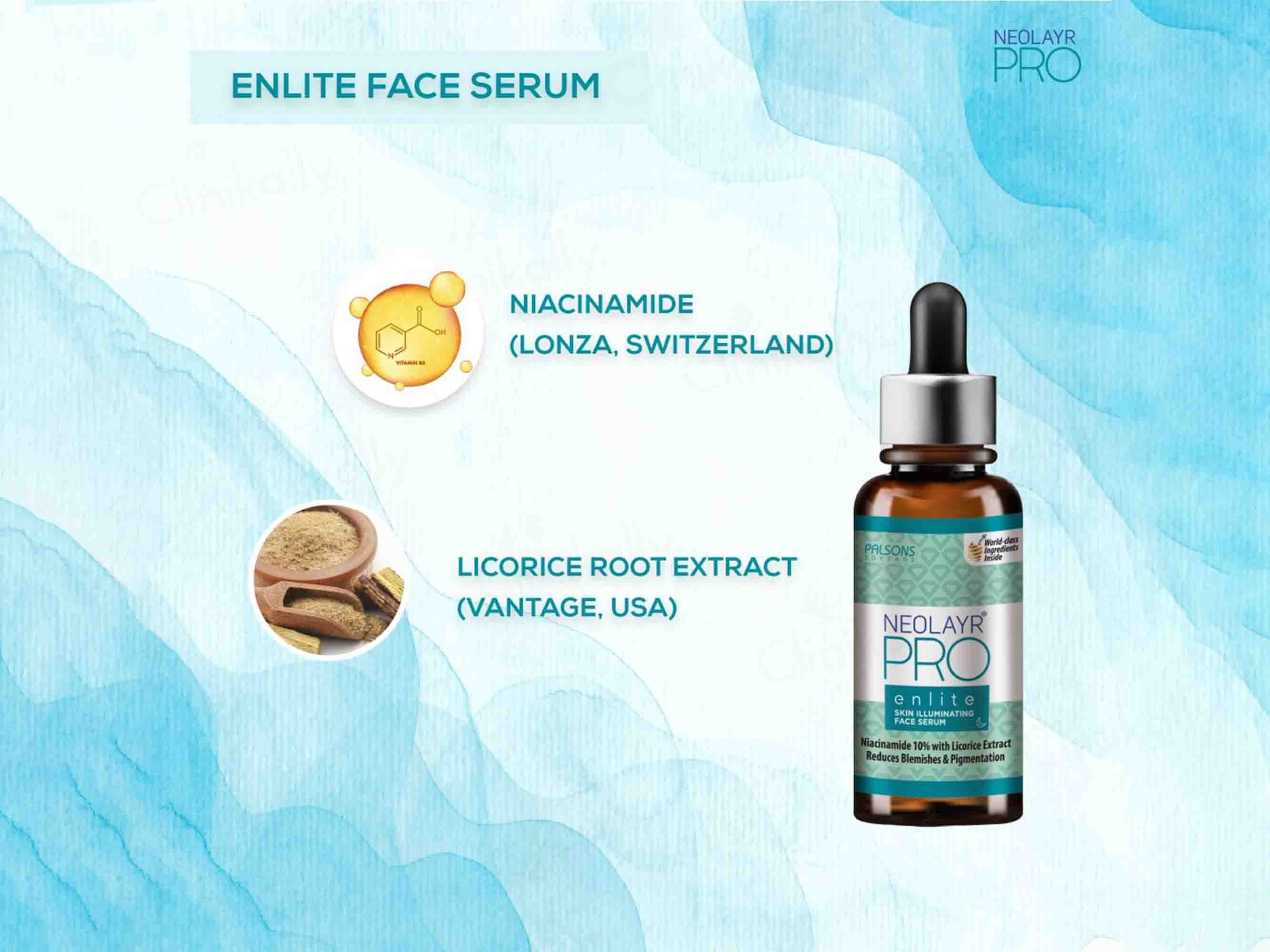 Neolayr Pro Enlite Skin Illuminating Face Serum - Image 3