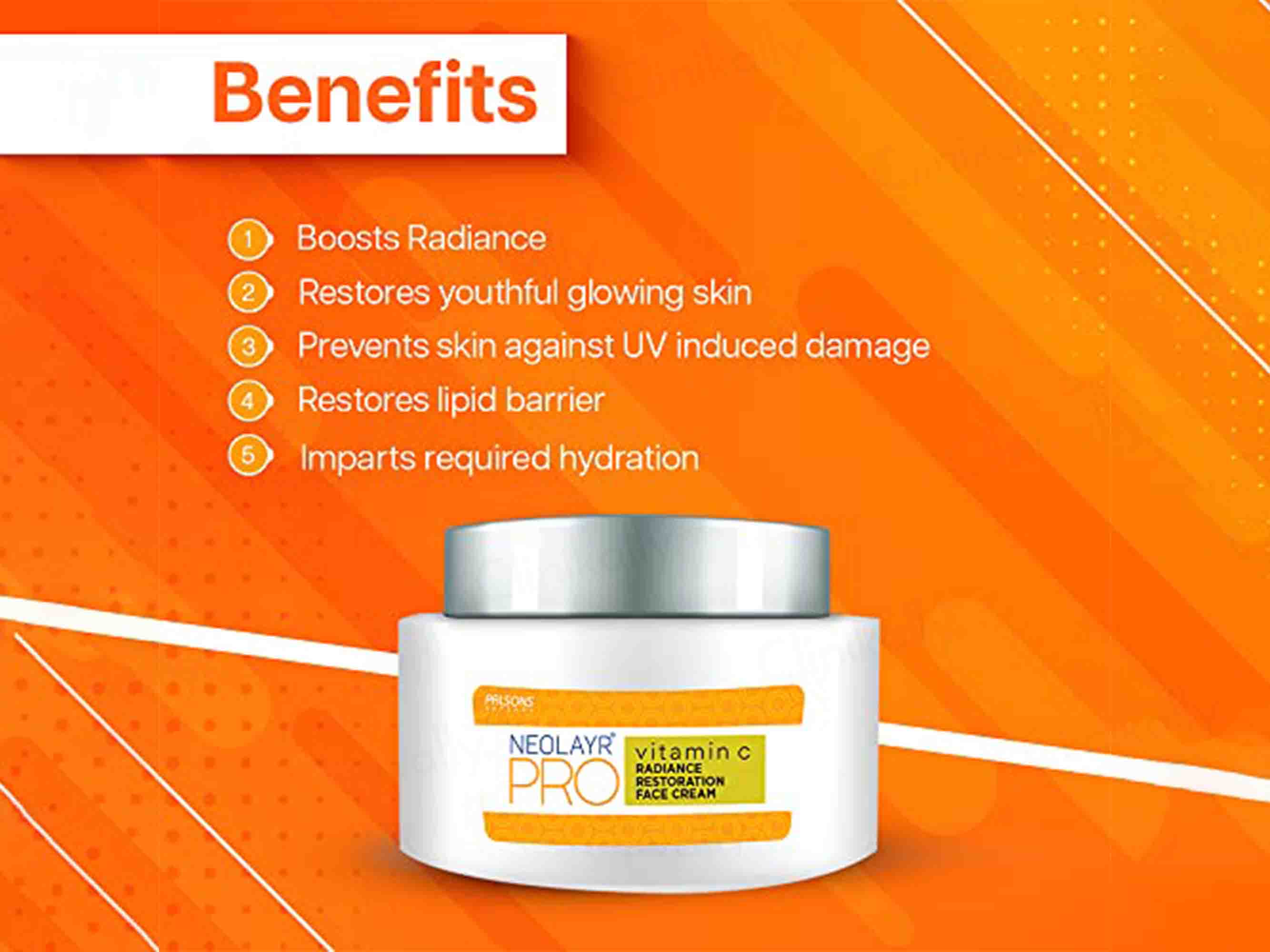 Neolayr Pro Vitamin-C Radiance Restoration Face Cream - Image 5