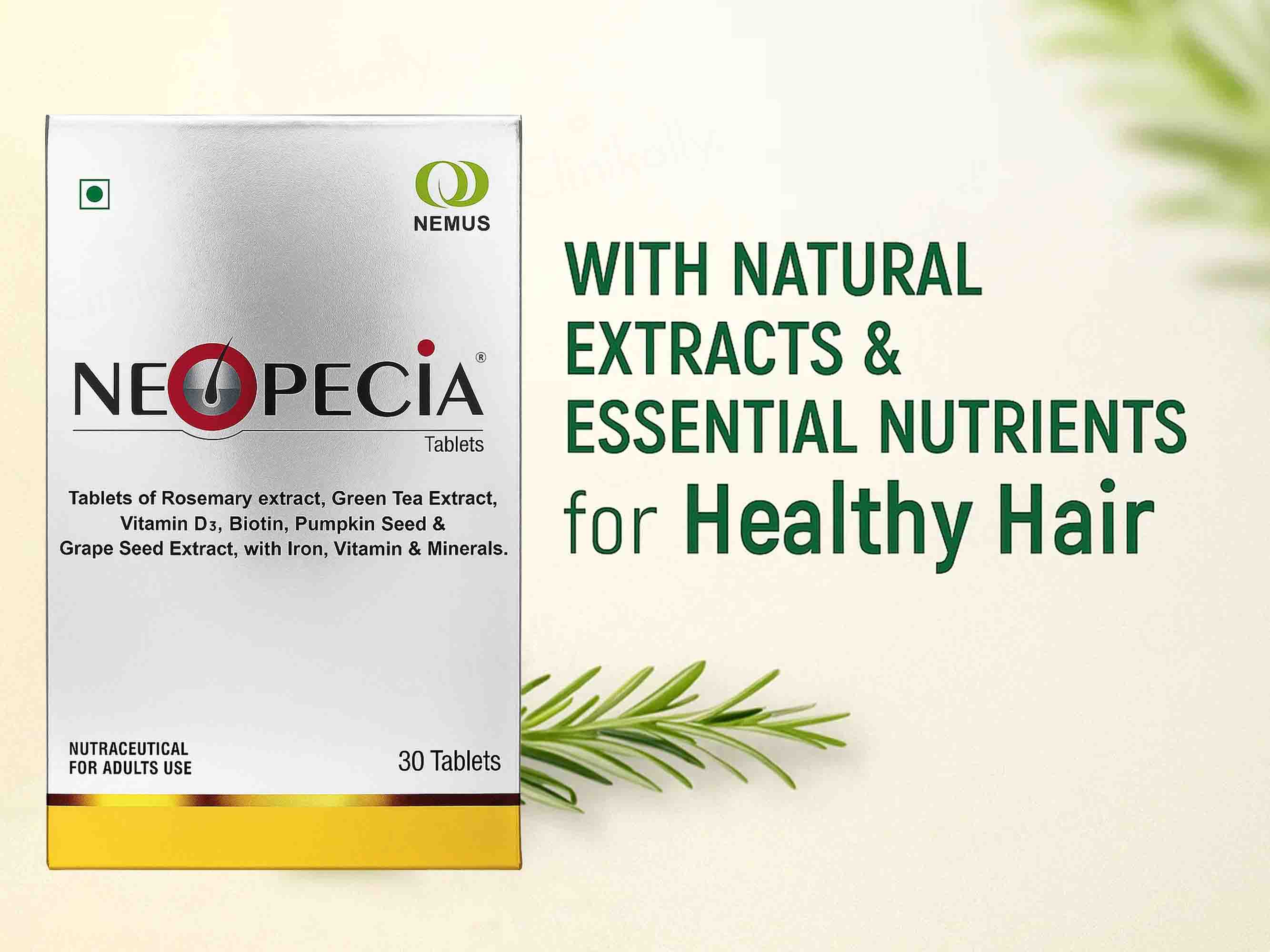 Neopecia Hair Growth Nutraceutical Tablet - Image 2
