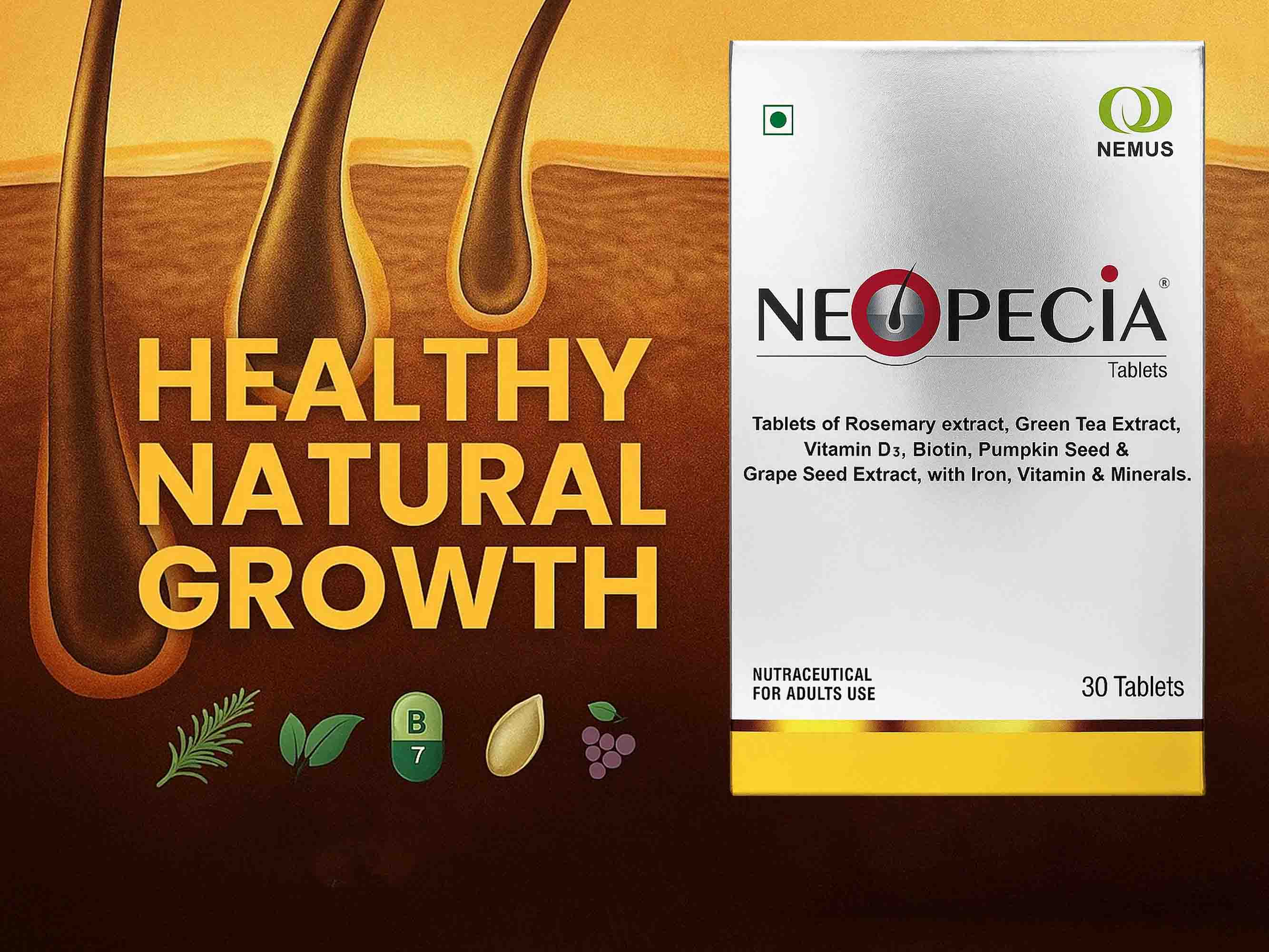 Neopecia Hair Growth Nutraceutical Tablet - Image 3