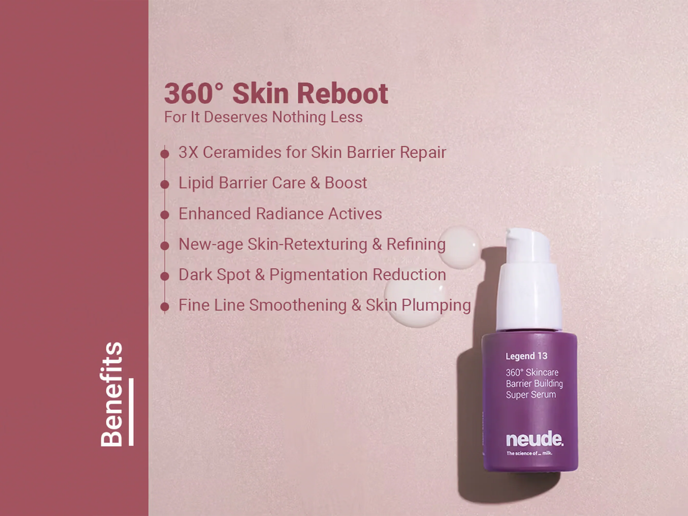 Neude 360° Skincare Legend 13 Barrier Building Super Face Serum - Image 3