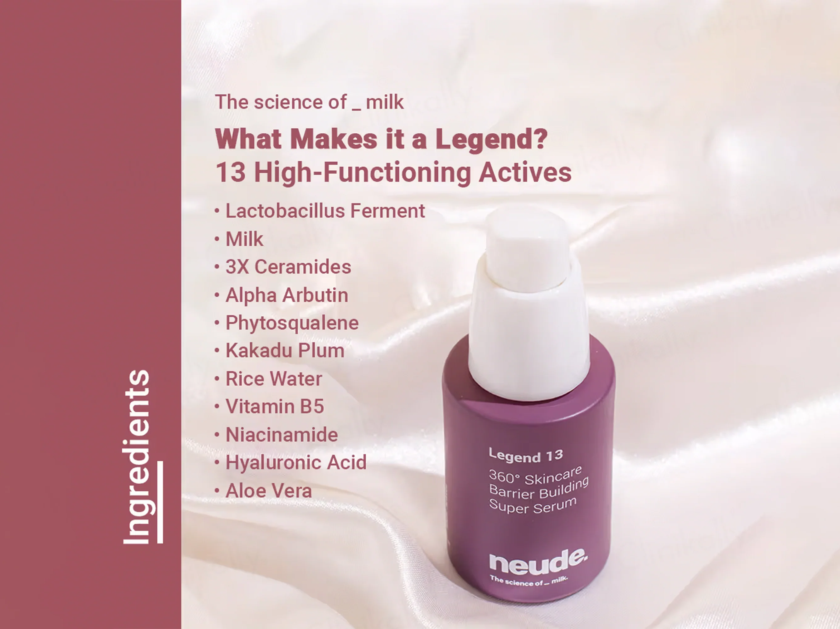 Neude 360° Skincare Legend 13 Barrier Building Super Face Serum - Image 4