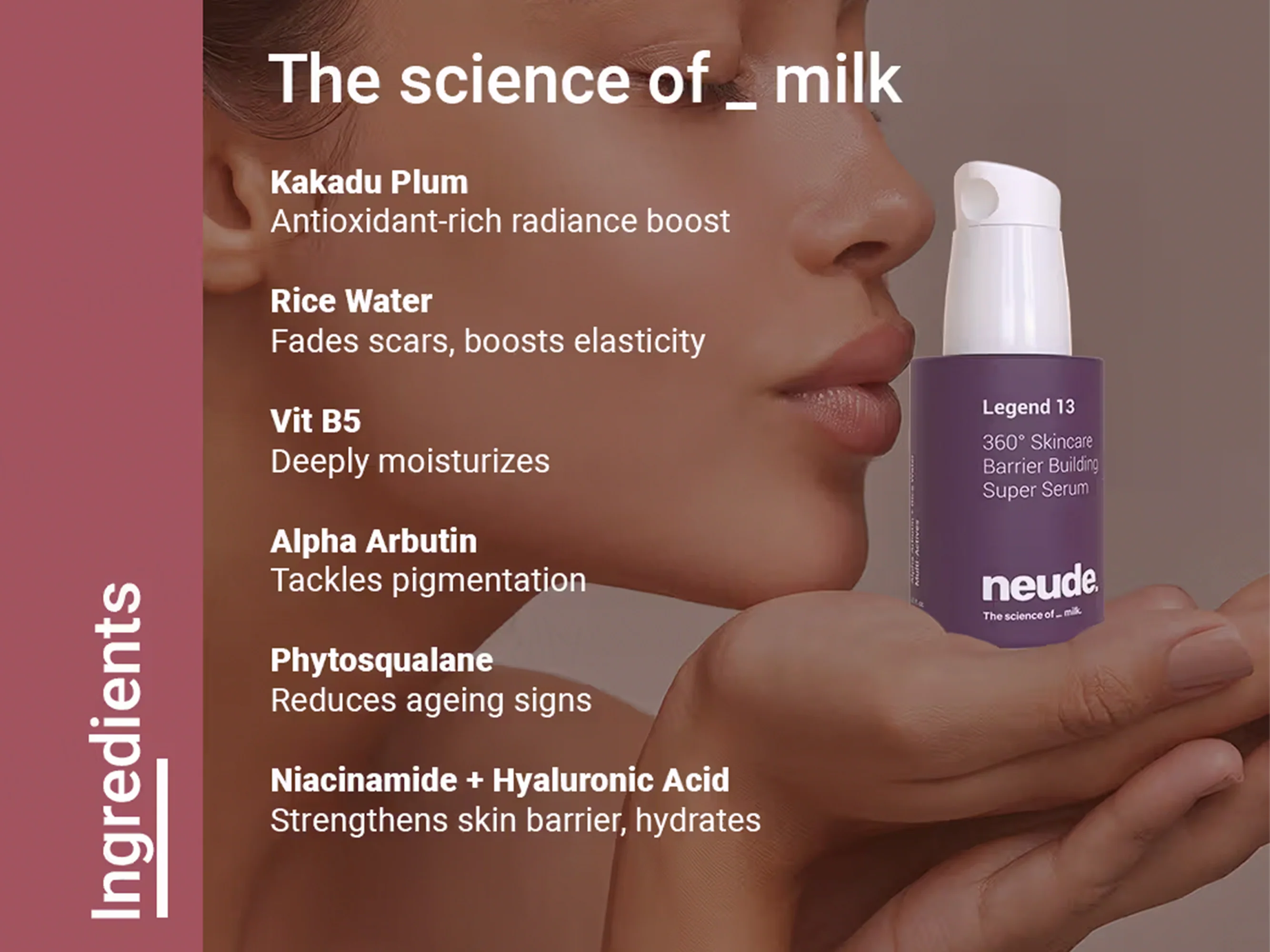 Neude 360° Skincare Legend 13 Barrier Building Super Face Serum - Image 6