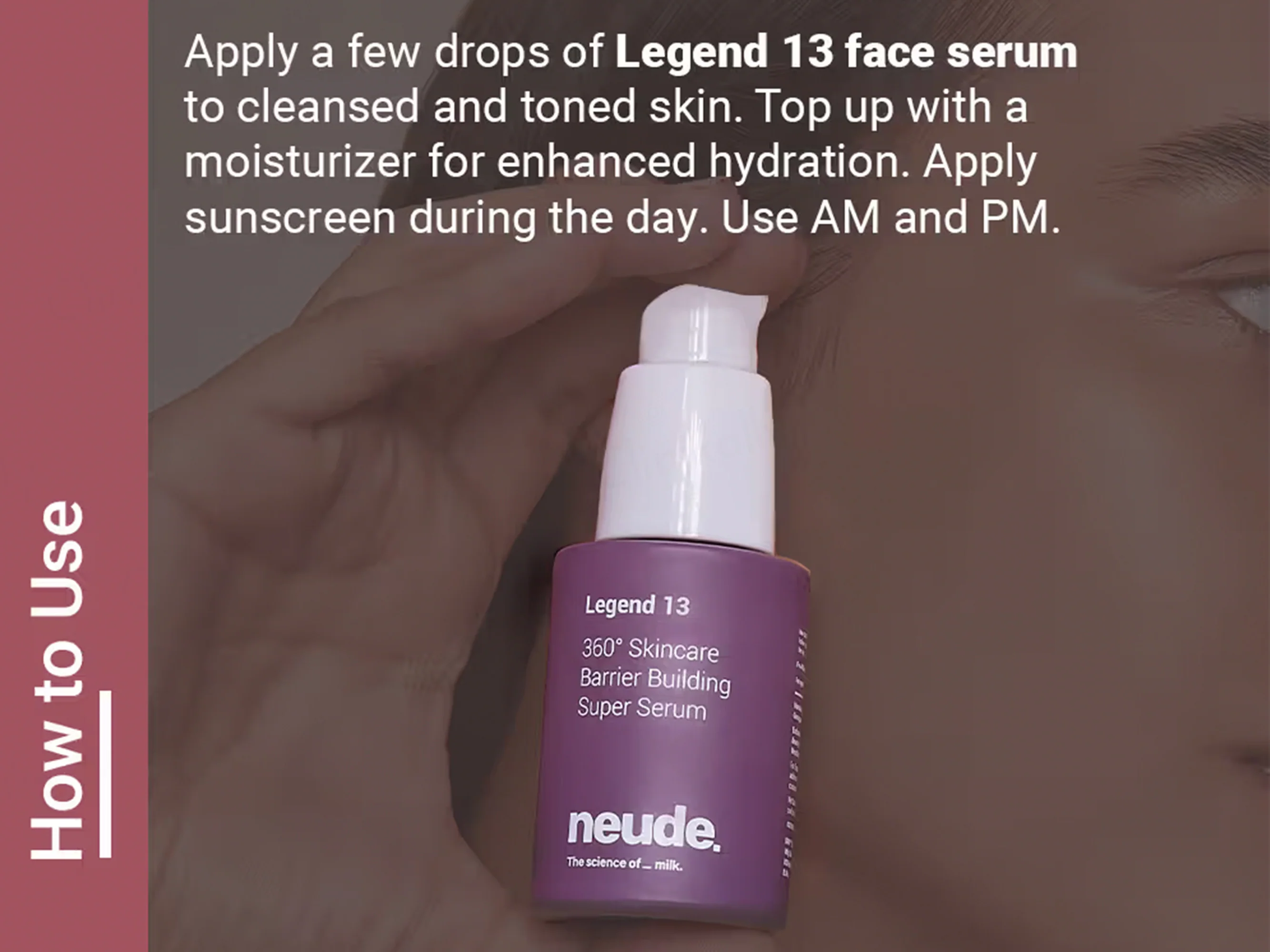 Neude 360° Skincare Legend 13 Barrier Building Super Face Serum - Image 7