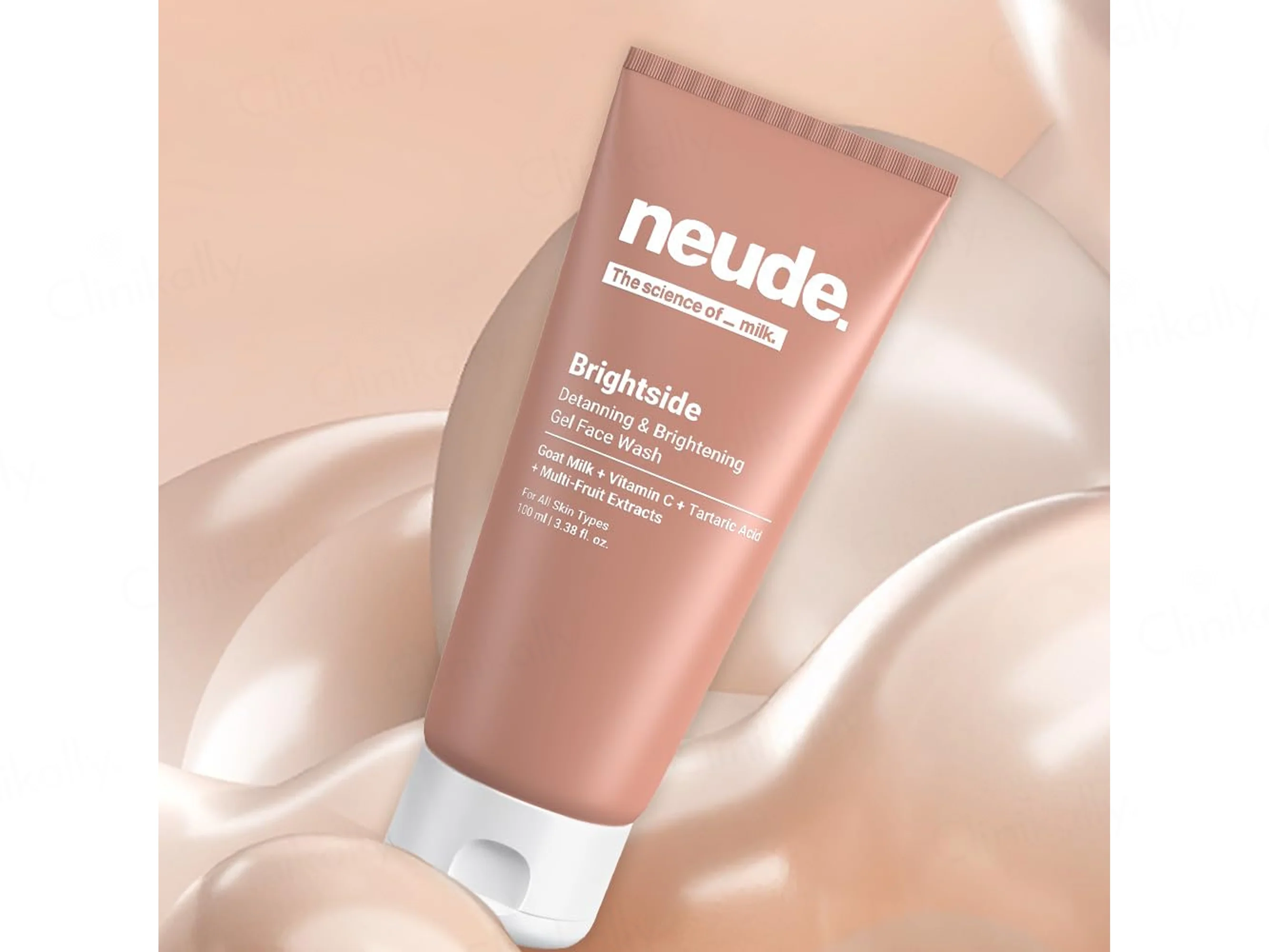 Neude Brightside Detanning & Brightening Gel Face Wash - Image 2