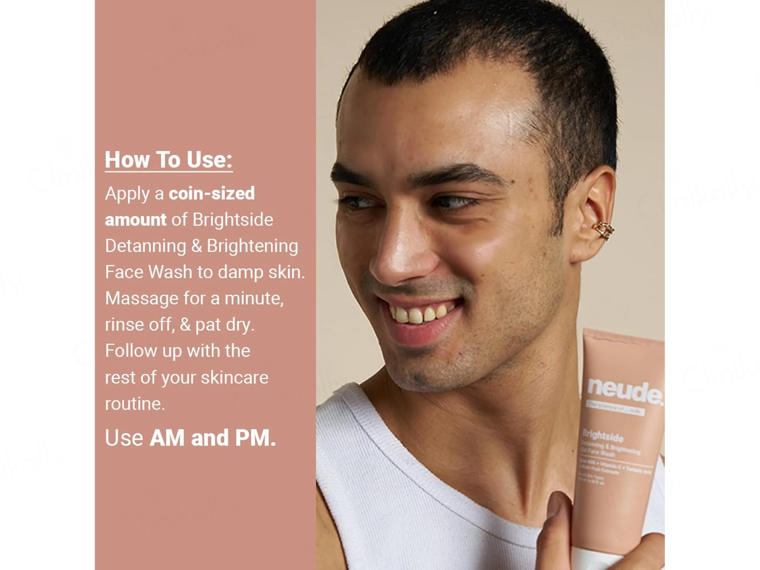 Neude Brightside Detanning & Brightening Gel Face Wash - Image 8