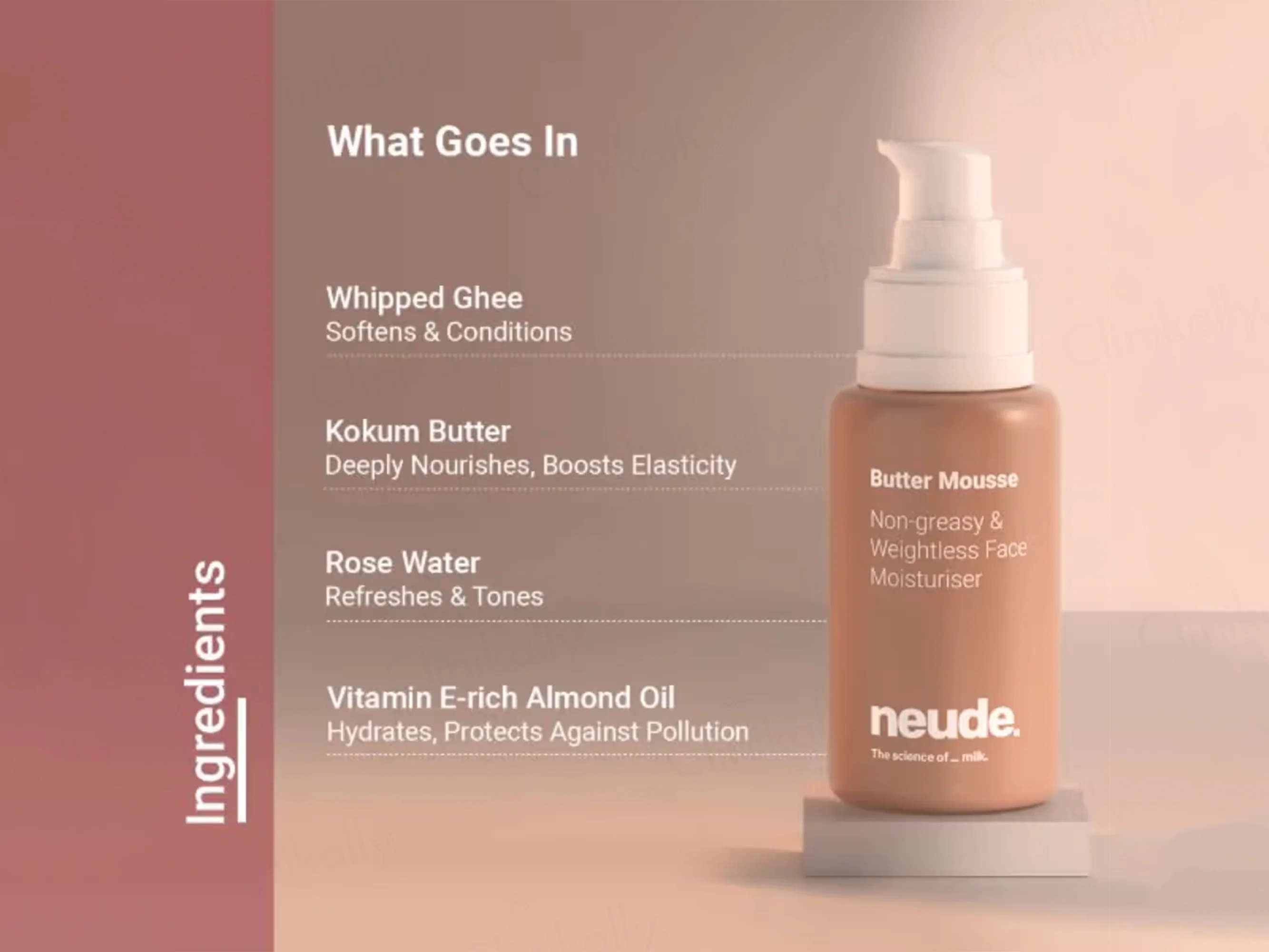 Neude Butter Mousse Non-greasy & Weightless Face Moisturiser - Image 2