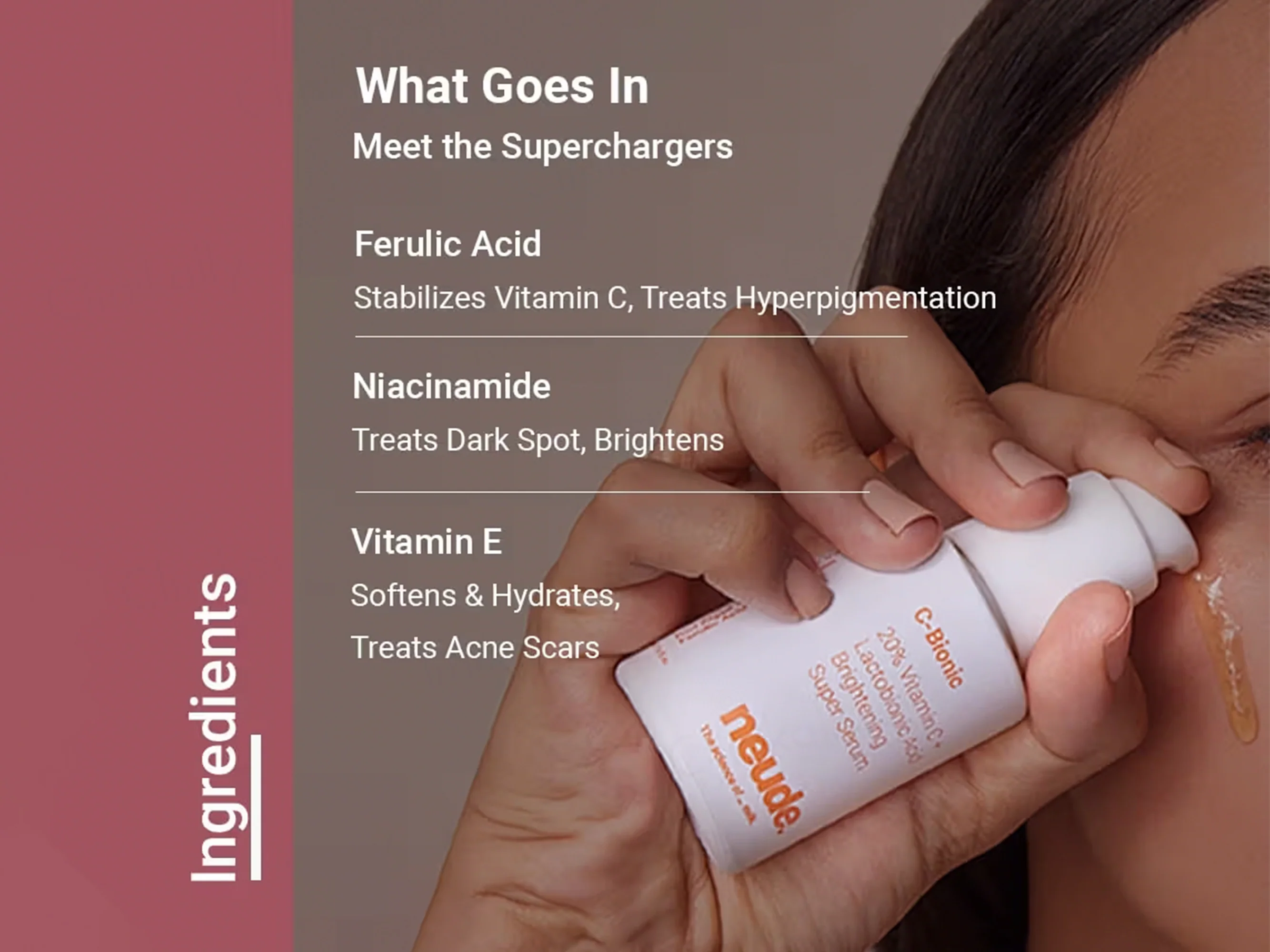 Neude C-Bionic 20% Vitamin C + Lactobionic Acid Brightening Super Face Serum - Image 7
