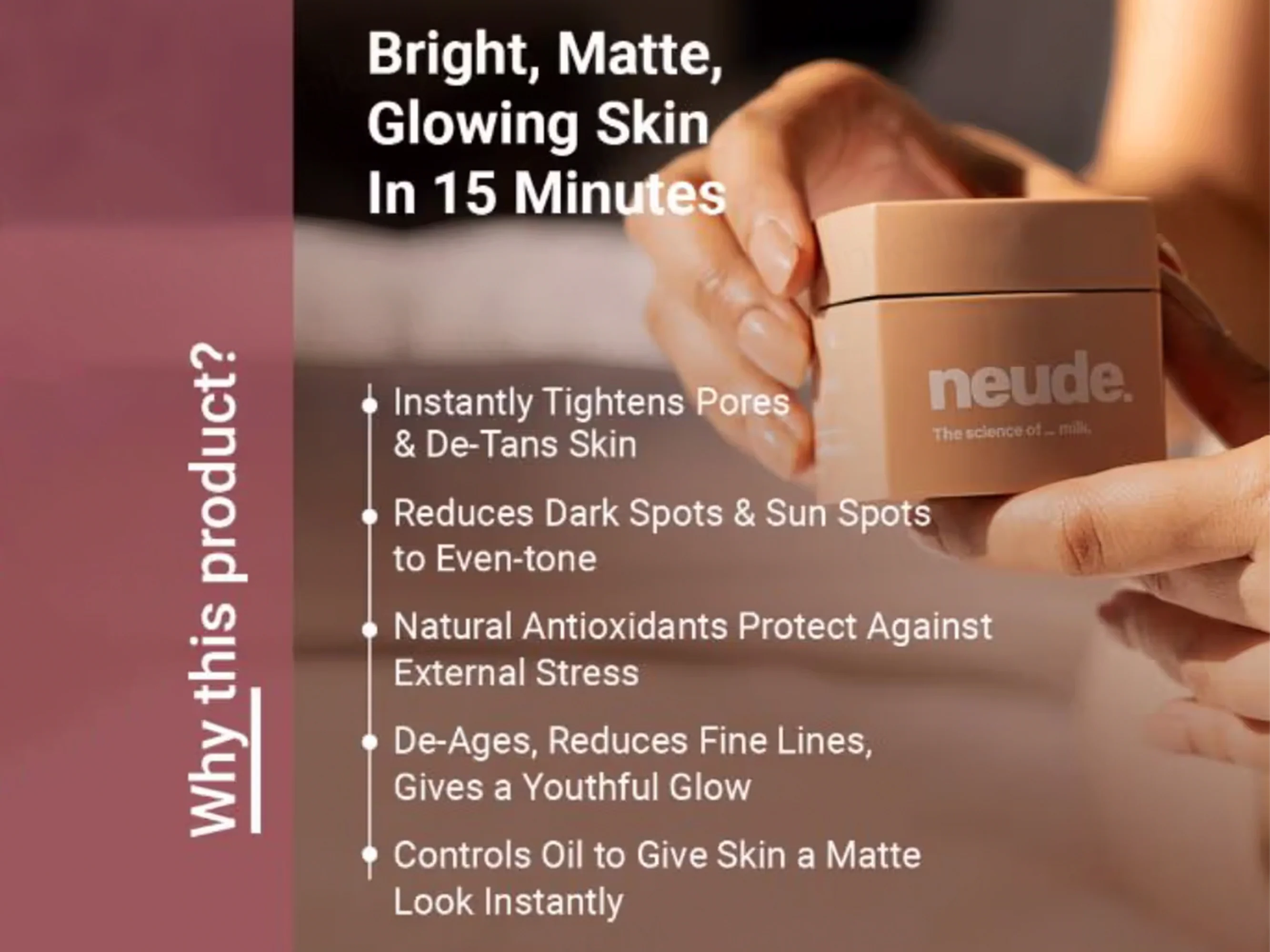 Neude FaceTime! Instant Glow Facial Spa Mask - Image 4